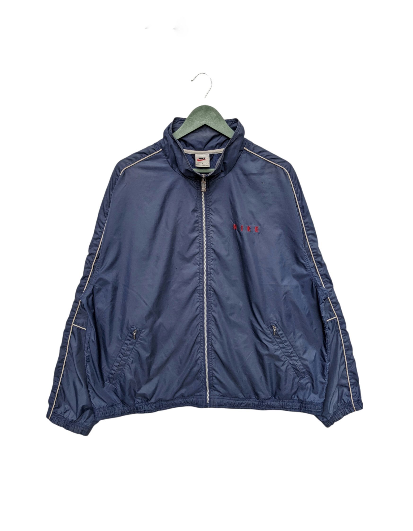 Nike × Salem Sportswear × Vintage Vintage Nike Windbreaker Jacket Size US L / EU 52-54 / 3 - 1 Thumbnail