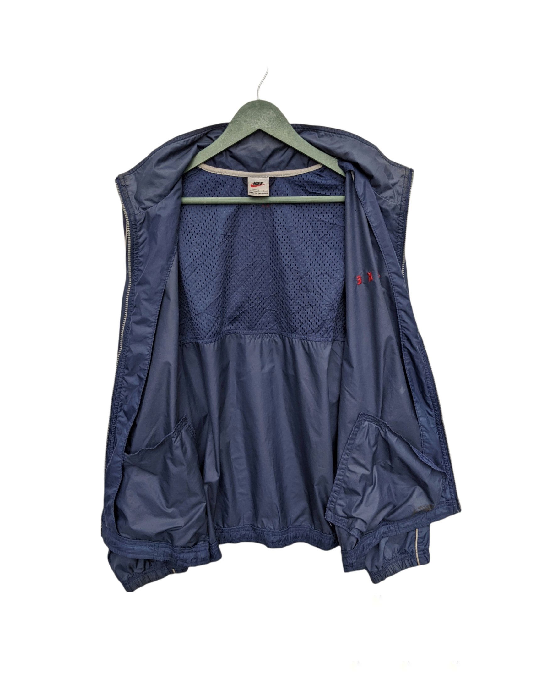 Nike × Salem Sportswear × Vintage Vintage Nike Windbreaker Jacket Size US L / EU 52-54 / 3 - 2 Thumbnail