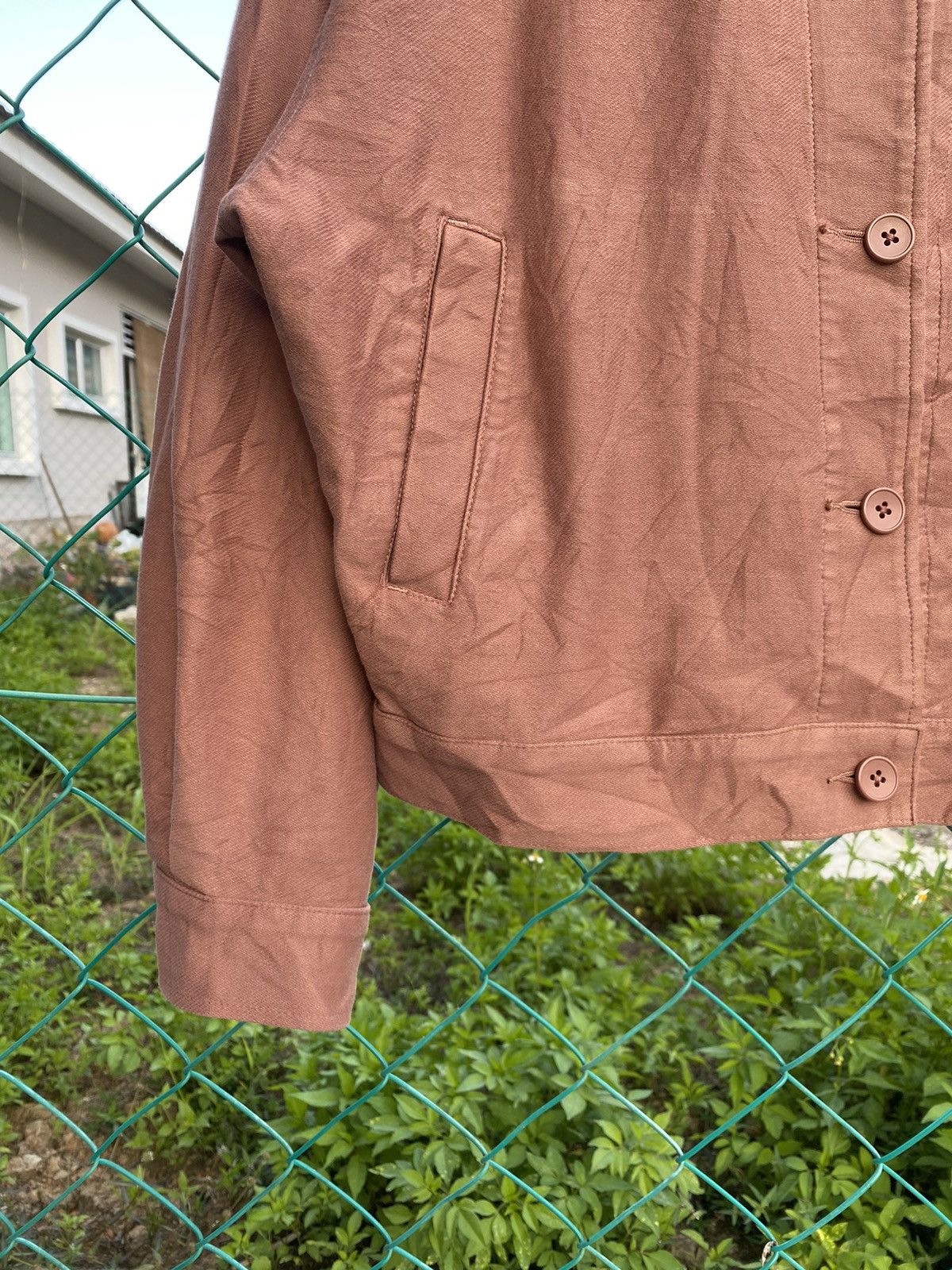 Japanese Brand × Uniqlo ⚡️Steals⚡️ Uniqlo Cropped Jacket Size L / US 10 / IT 46 - 4 Thumbnail