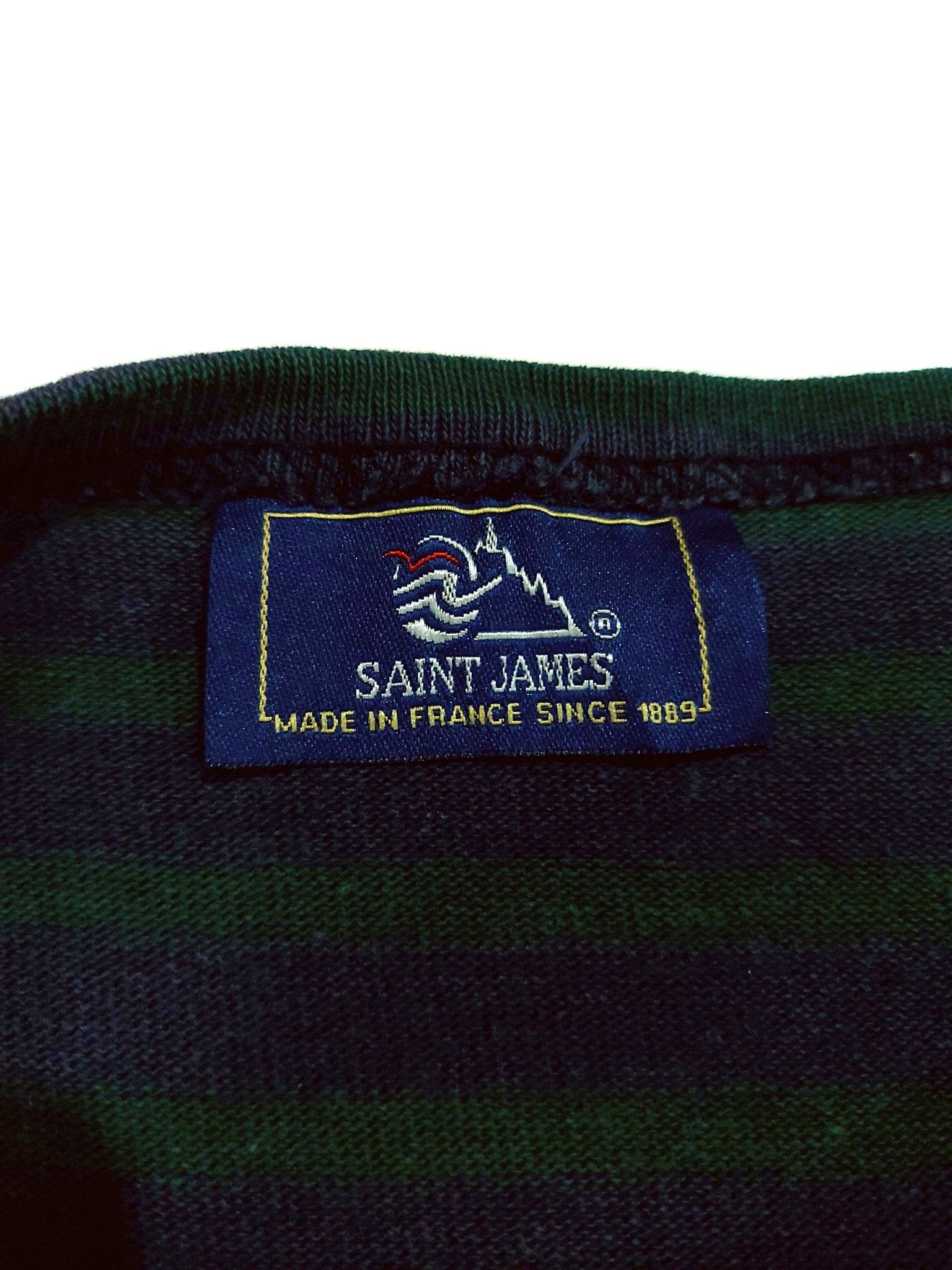Designer × Saint James RARE! SAINT JAMES MADE IN FRANCE SMART DAPPER STRIPED Size S / US 4 / IT 40 - 5 Thumbnail