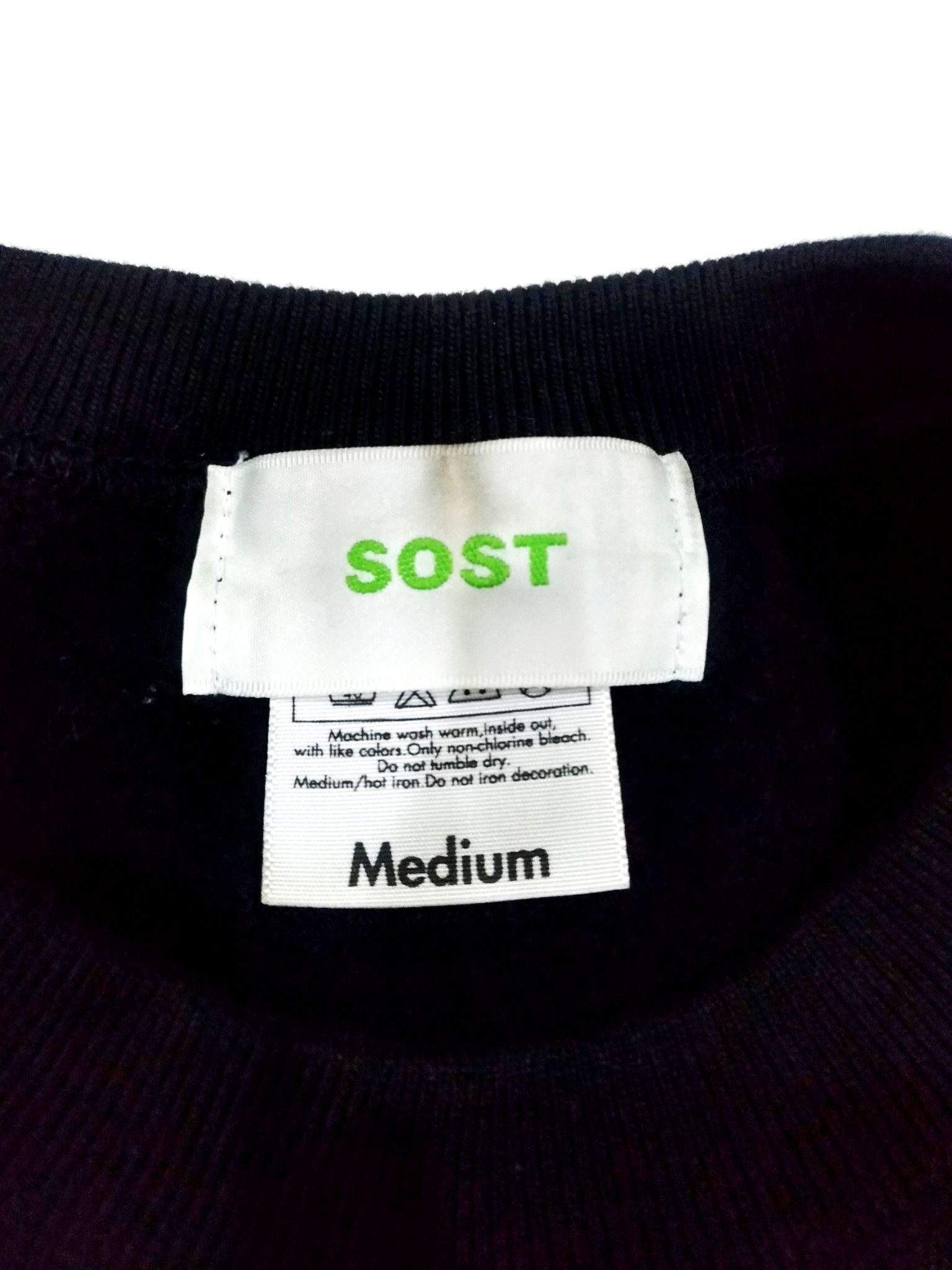 Japanese Brand RARE! SOST BIG LOGO SPELL OUT MONOGRAM SWEATSHIRT Size US L / EU 52-54 / 3 - 7 Thumbnail