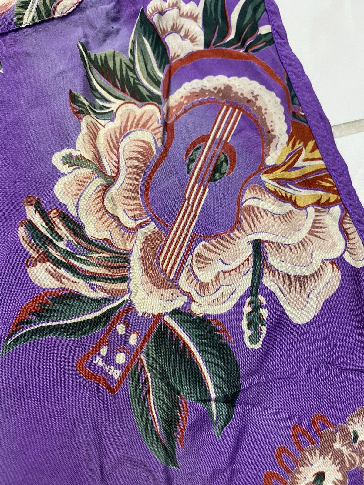 Denime Vintage Denime Aloha Hawaiian Hand Print Rayon Shirts Size US L / EU 52-54 / 3 - 6 Thumbnail