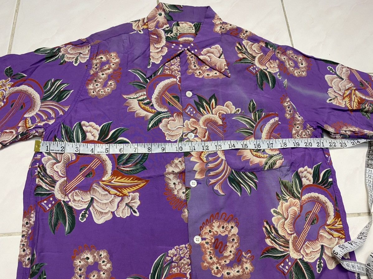 Denime Vintage Denime Aloha Hawaiian Hand Print Rayon Shirts Size US L / EU 52-54 / 3 - 8 Thumbnail