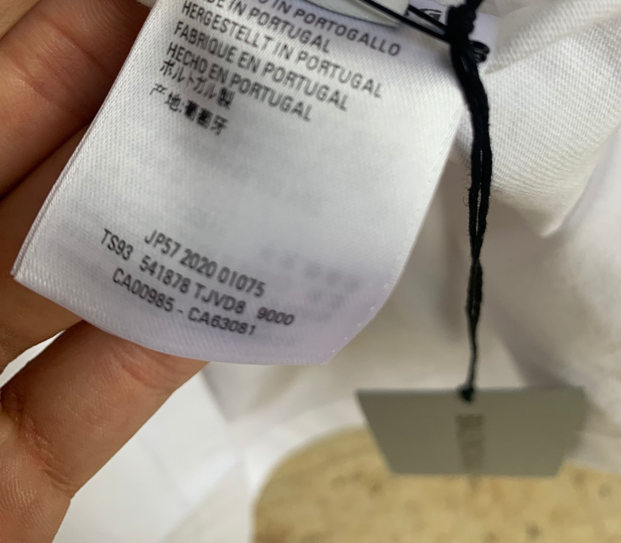 Balenciaga LS Goth Tee in white color Size US M / EU 48-50 / 2 - 8 Thumbnail