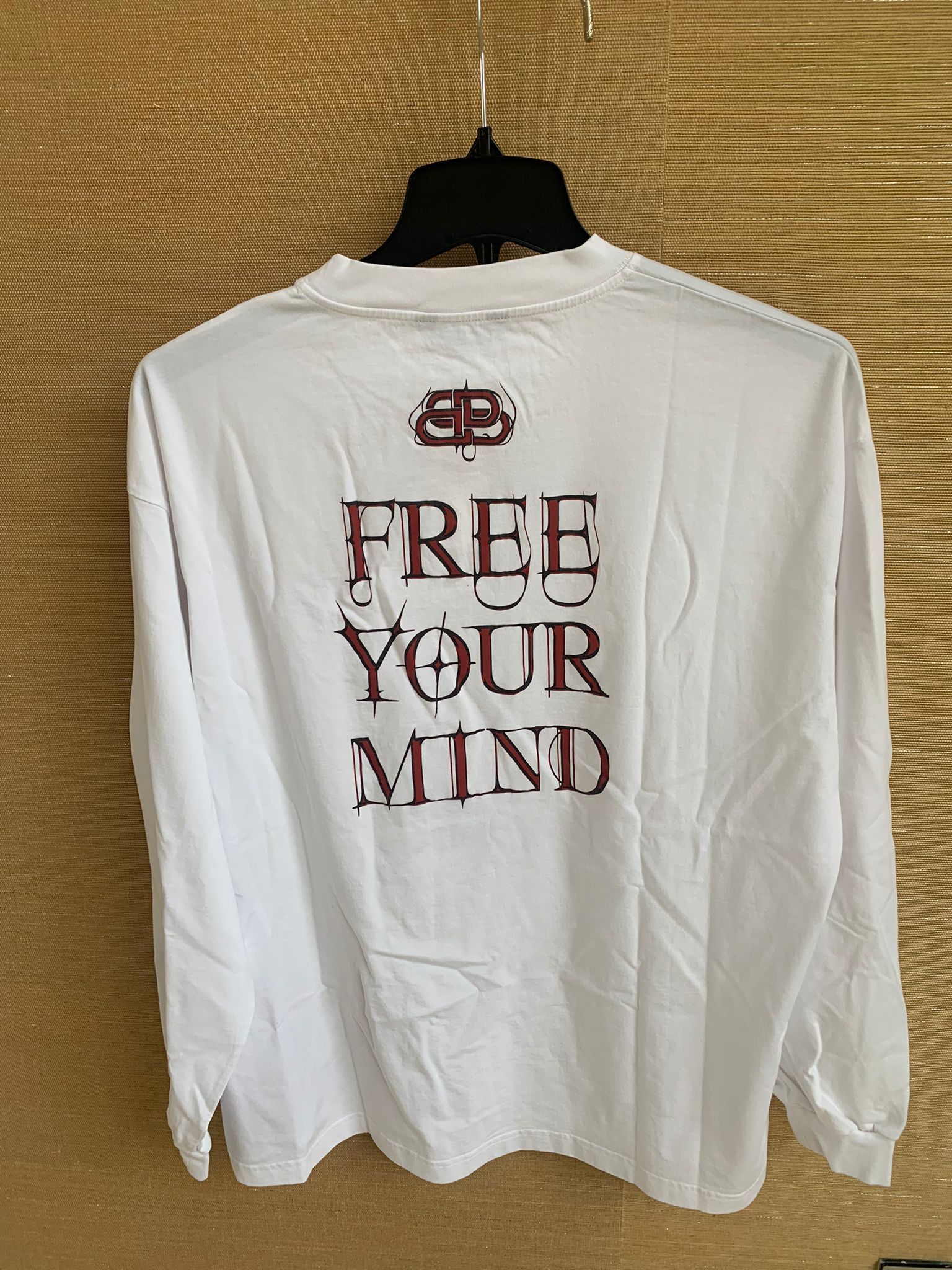 Balenciaga LS Goth Tee in white color Size US M / EU 48-50 / 2 - 10 Thumbnail