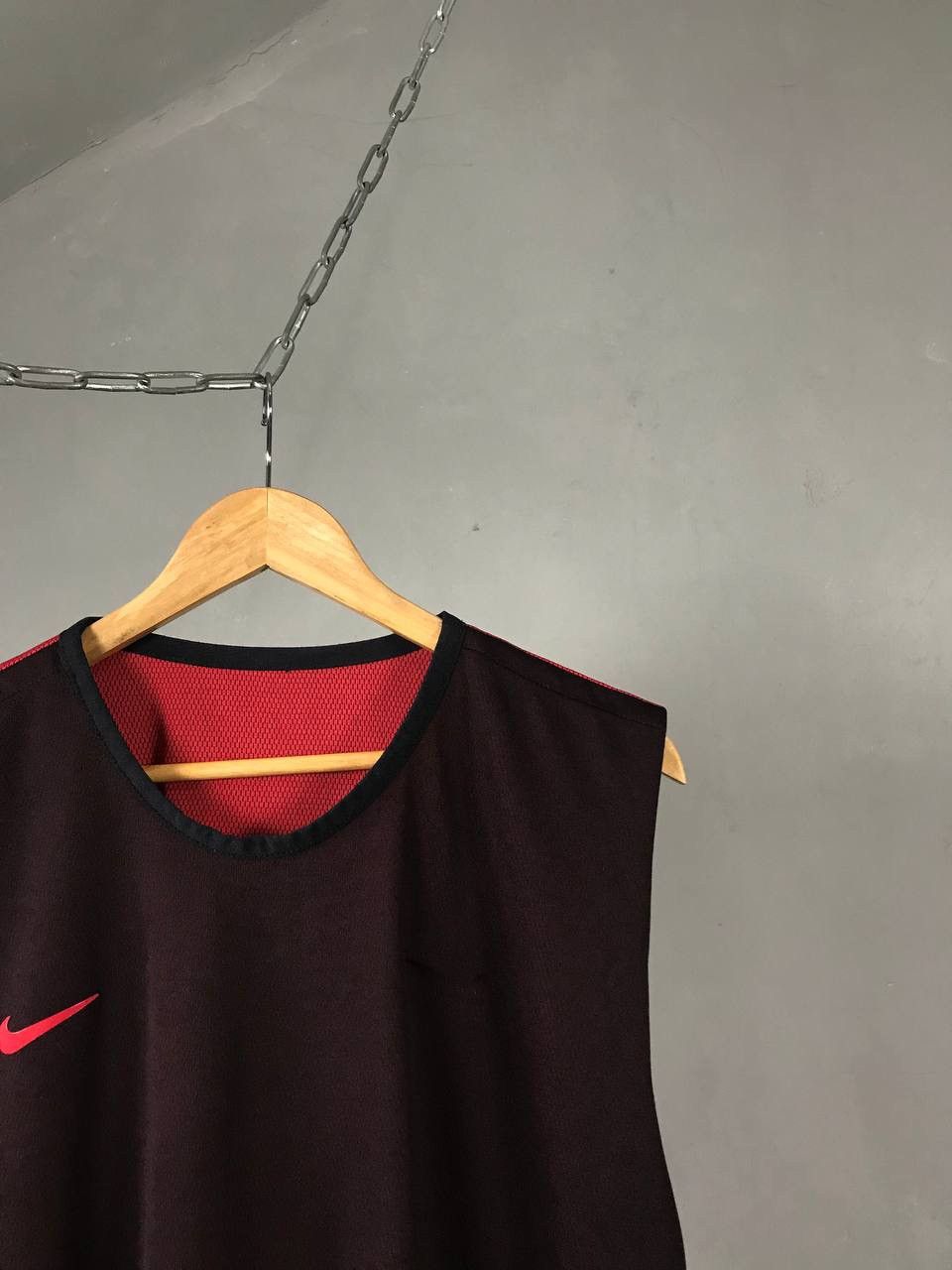 Nike × Vintage Nike swoosh streetwear vintage double sided tee Size US M / EU 48-50 / 2 - 3 Thumbnail
