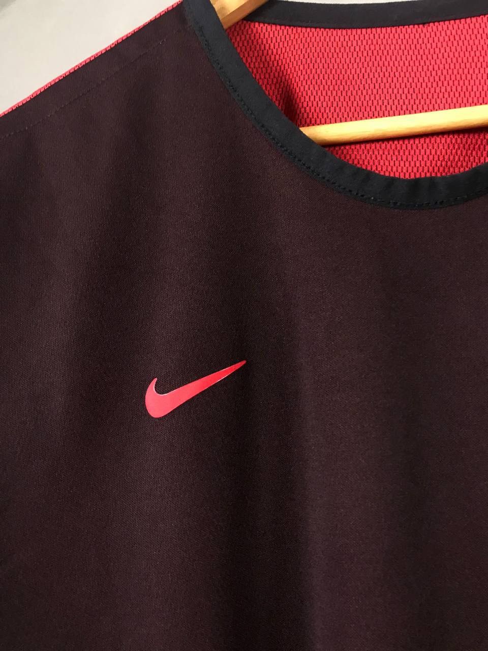 Nike × Vintage Nike swoosh streetwear vintage double sided tee Size US M / EU 48-50 / 2 - 4 Thumbnail
