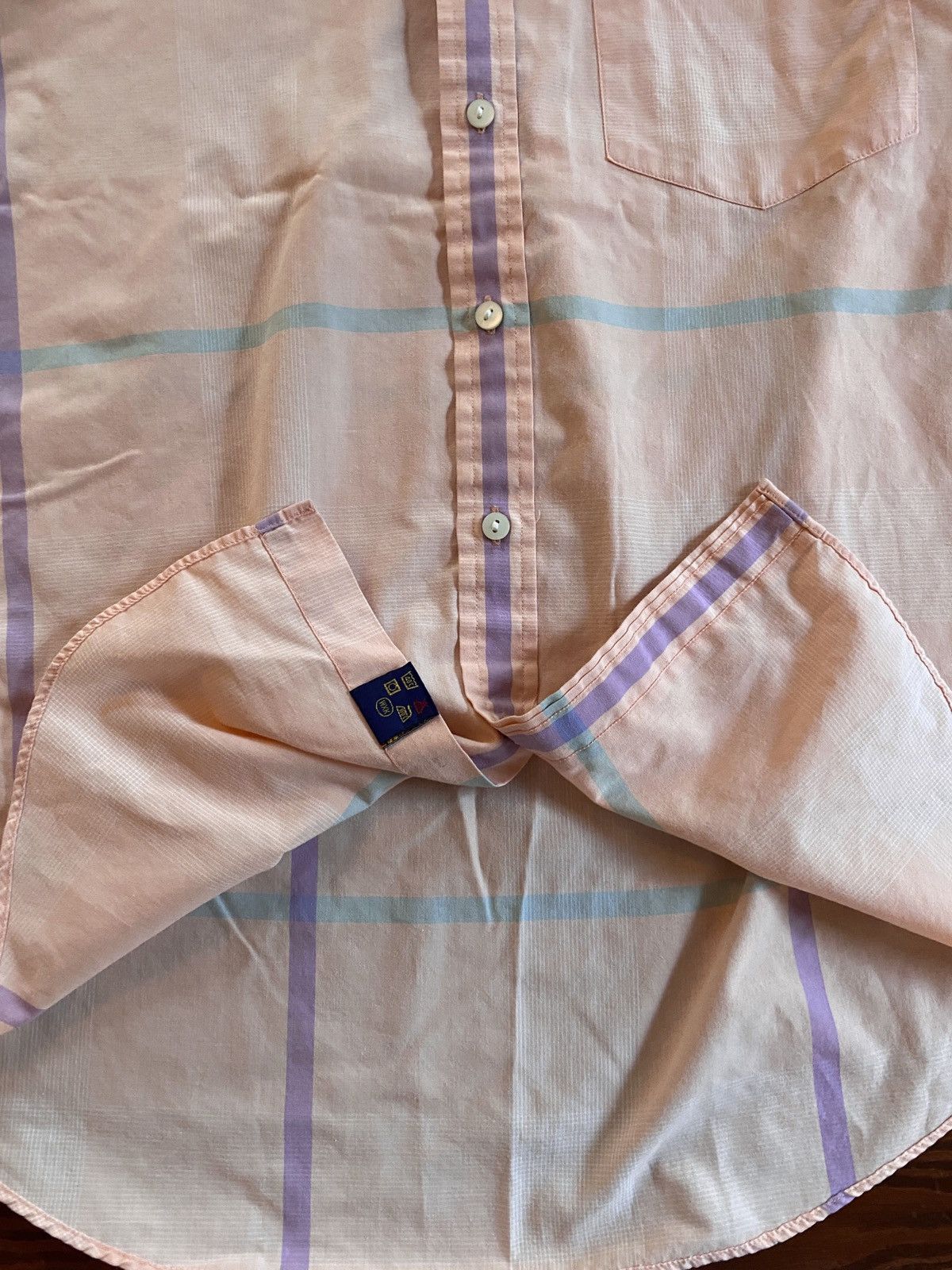 Alexander Julian Vintage 90’s Alexander Julian Pink Plaid Button Up Size US M / EU 48-50 / 2 - 6 Thumbnail