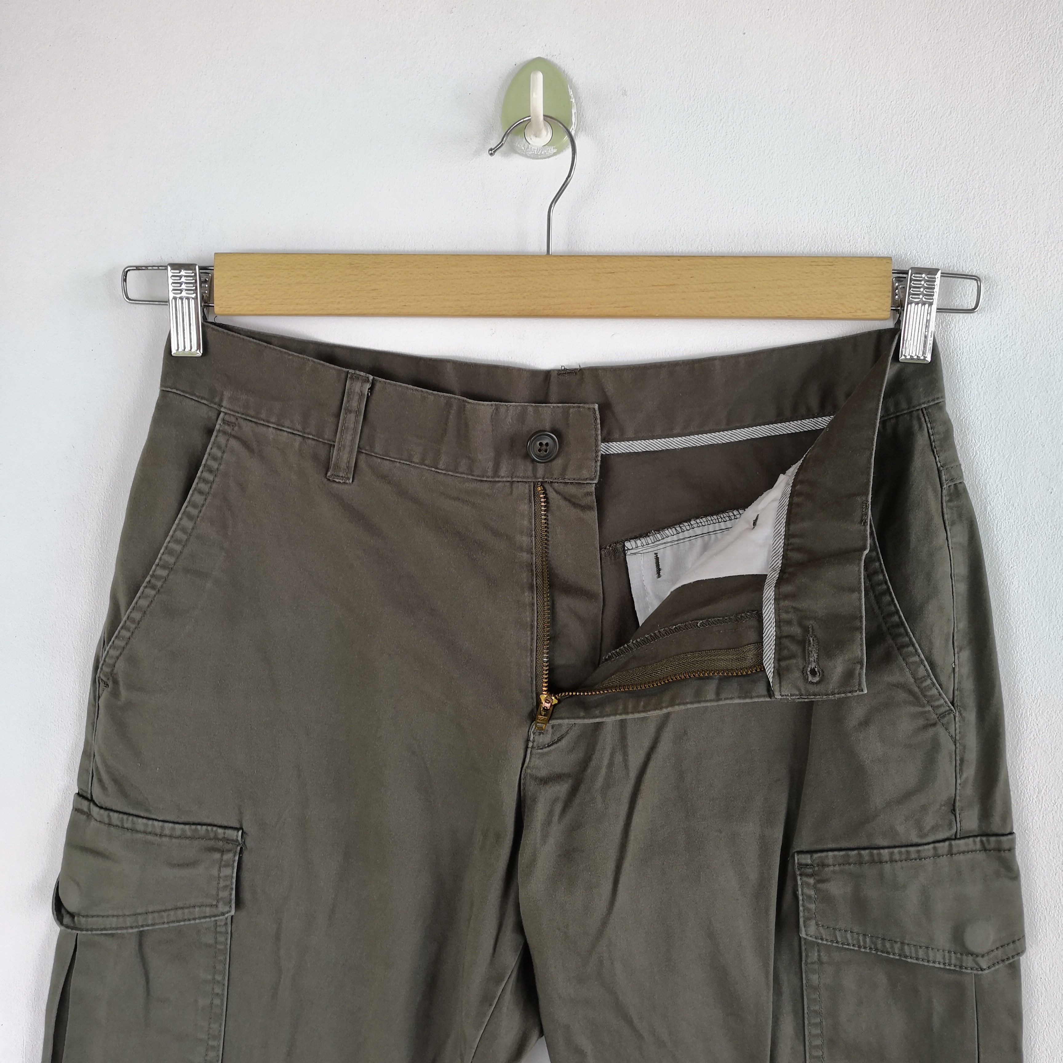 Japanese Brand × Vintage Japanese Cargo Pants Parachute Multi Pocket Trousers Pants Size 30" / US 8 / IT 44 - 5 Thumbnail