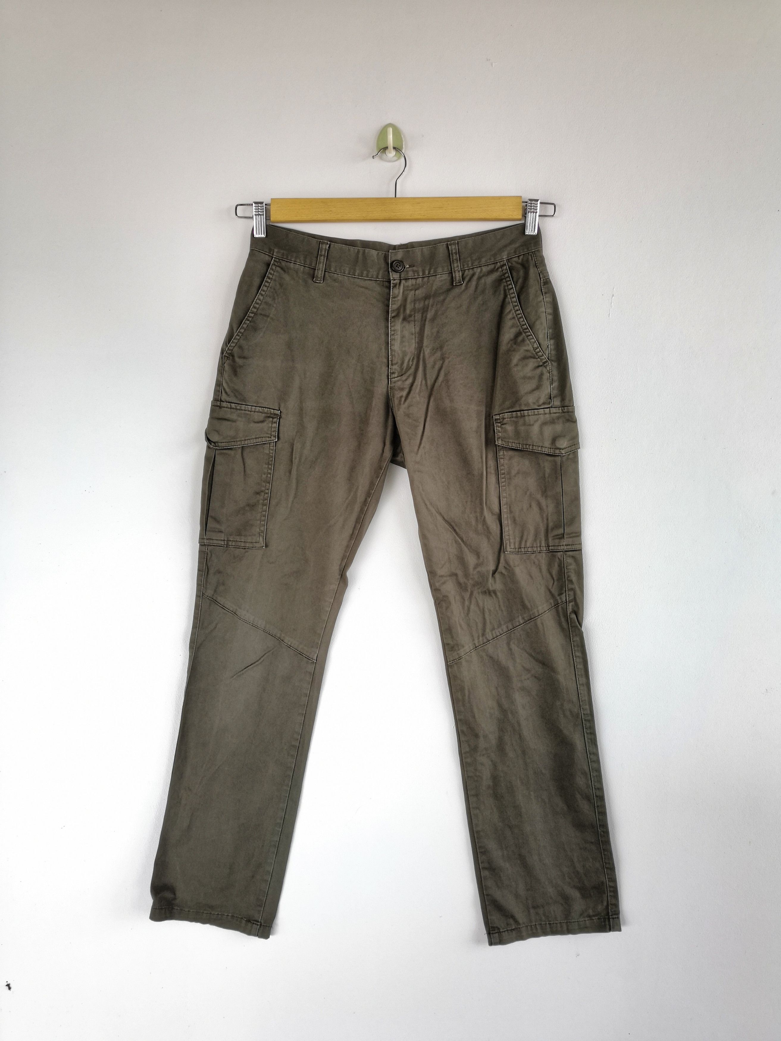 Japanese Brand × Vintage Japanese Cargo Pants Parachute Multi Pocket Trousers Pants Size 30" / US 8 / IT 44 - 1 Thumbnail