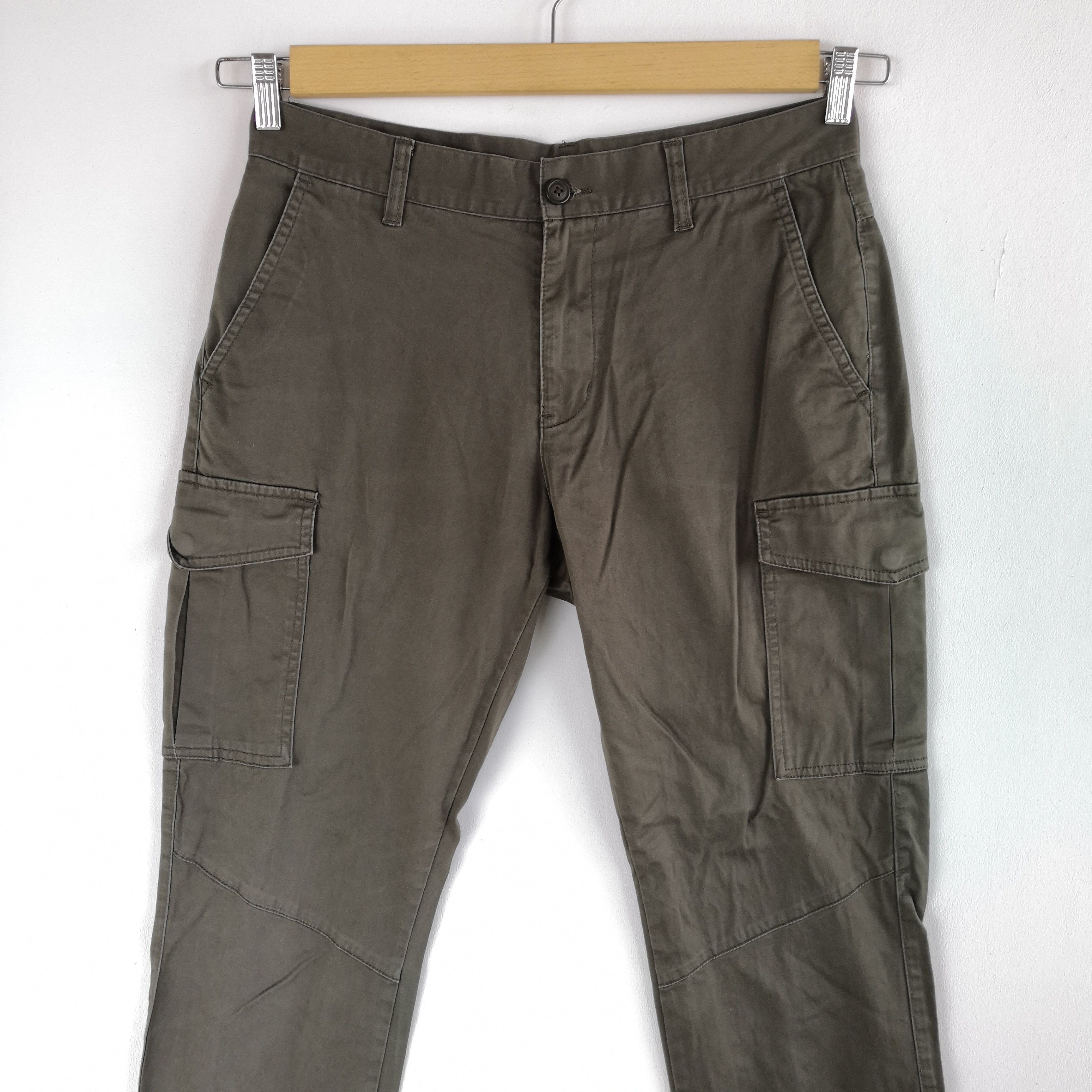 Japanese Brand × Vintage Japanese Cargo Pants Parachute Multi Pocket Trousers Pants Size 30" / US 8 / IT 44 - 3 Thumbnail