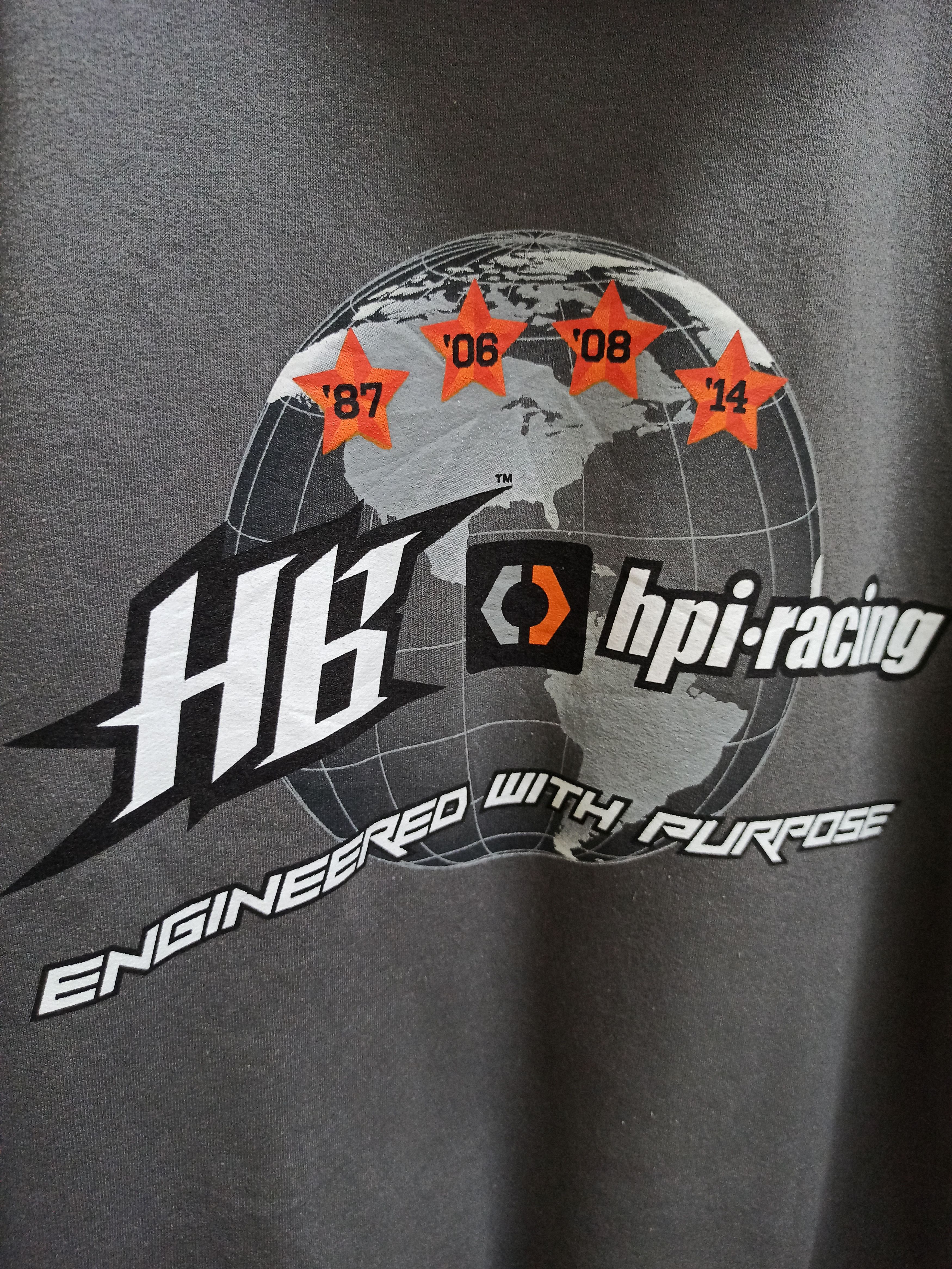 Japanese Brand Rare Hoodie Hbi - Racing Engineered Purpose With Size US XL / EU 56 / 4 - 4 Thumbnail