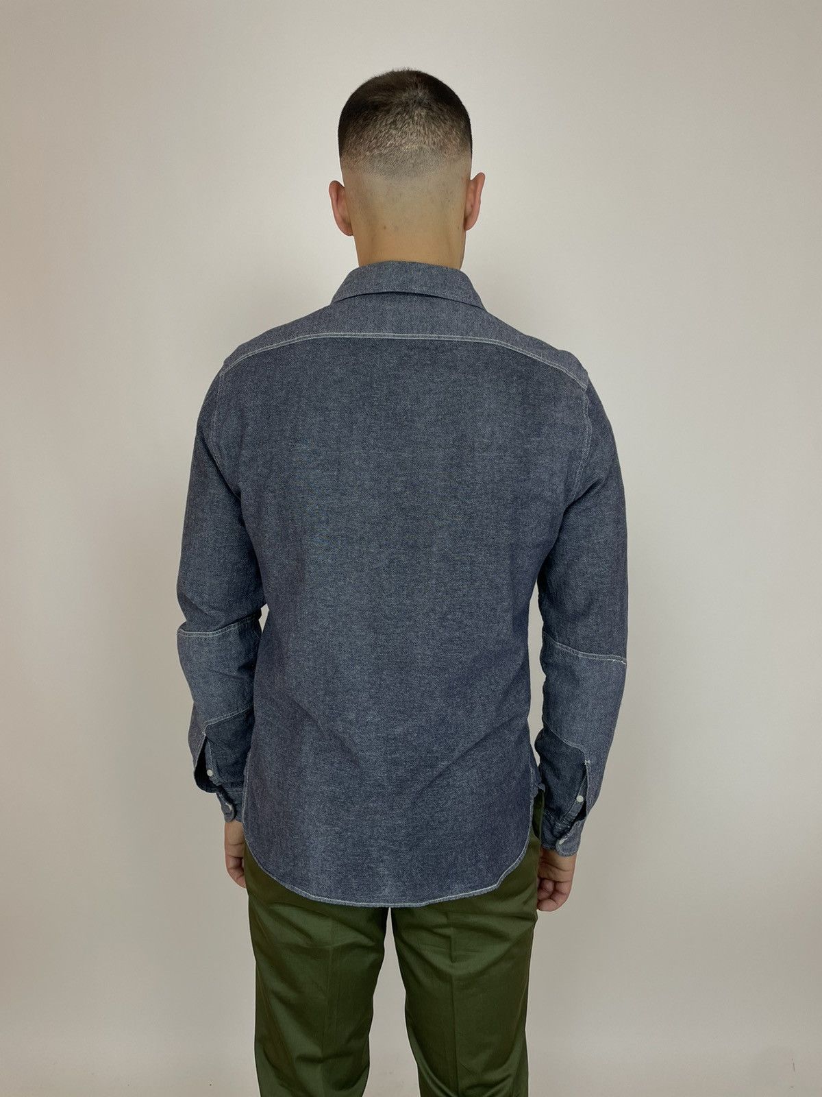 Allsaints ALLSAINTS Freestone shirts Long Sleeve Mens size M Slim Fit Size US M / EU 48-50 / 2 - 6 Thumbnail