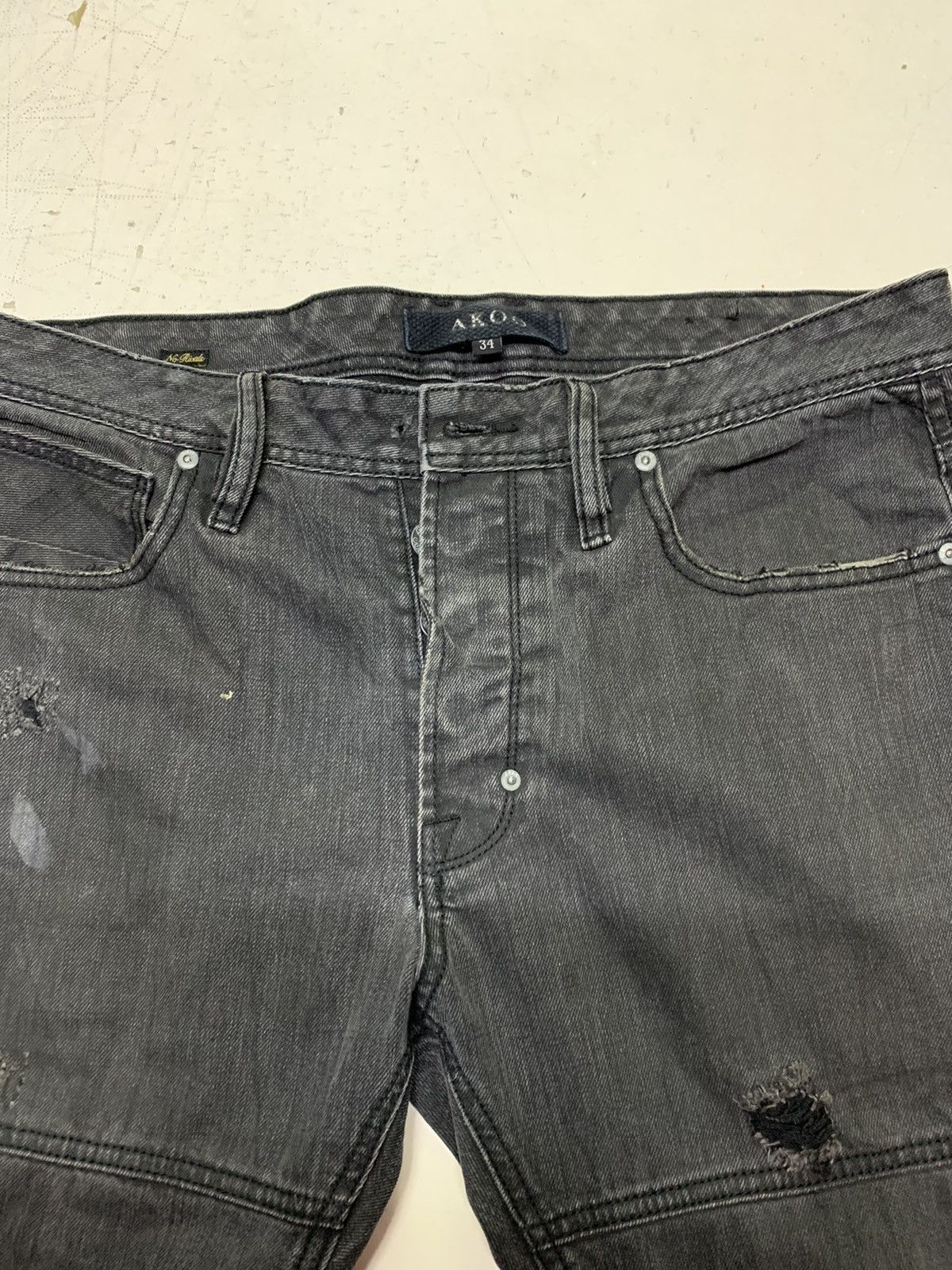 AKOO Akoo distressed denim Size US 36 / EU 52 - 11 Thumbnail