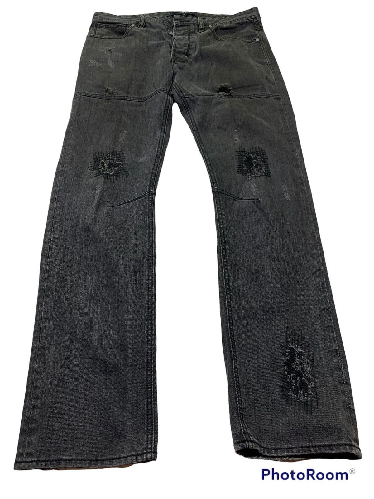 AKOO Akoo distressed denim Size US 36 / EU 52 - 1 Thumbnail