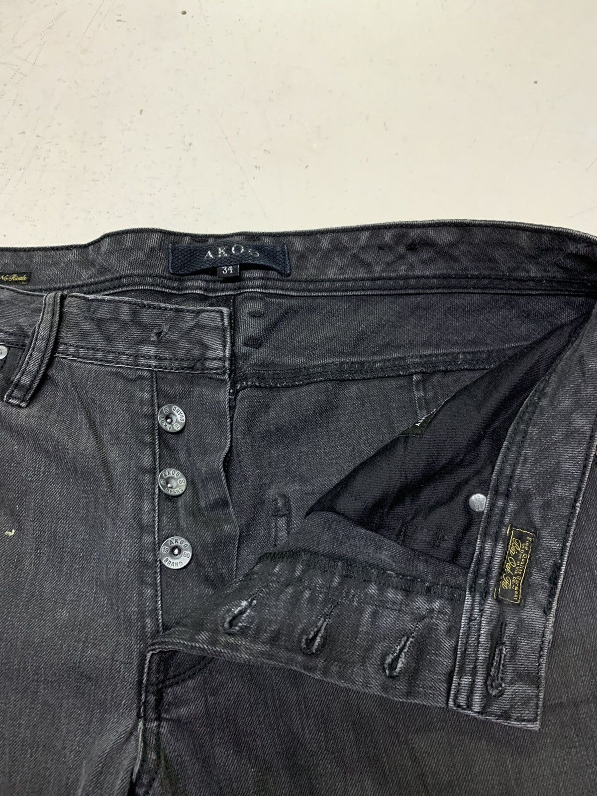 AKOO Akoo distressed denim Size US 36 / EU 52 - 12 Thumbnail