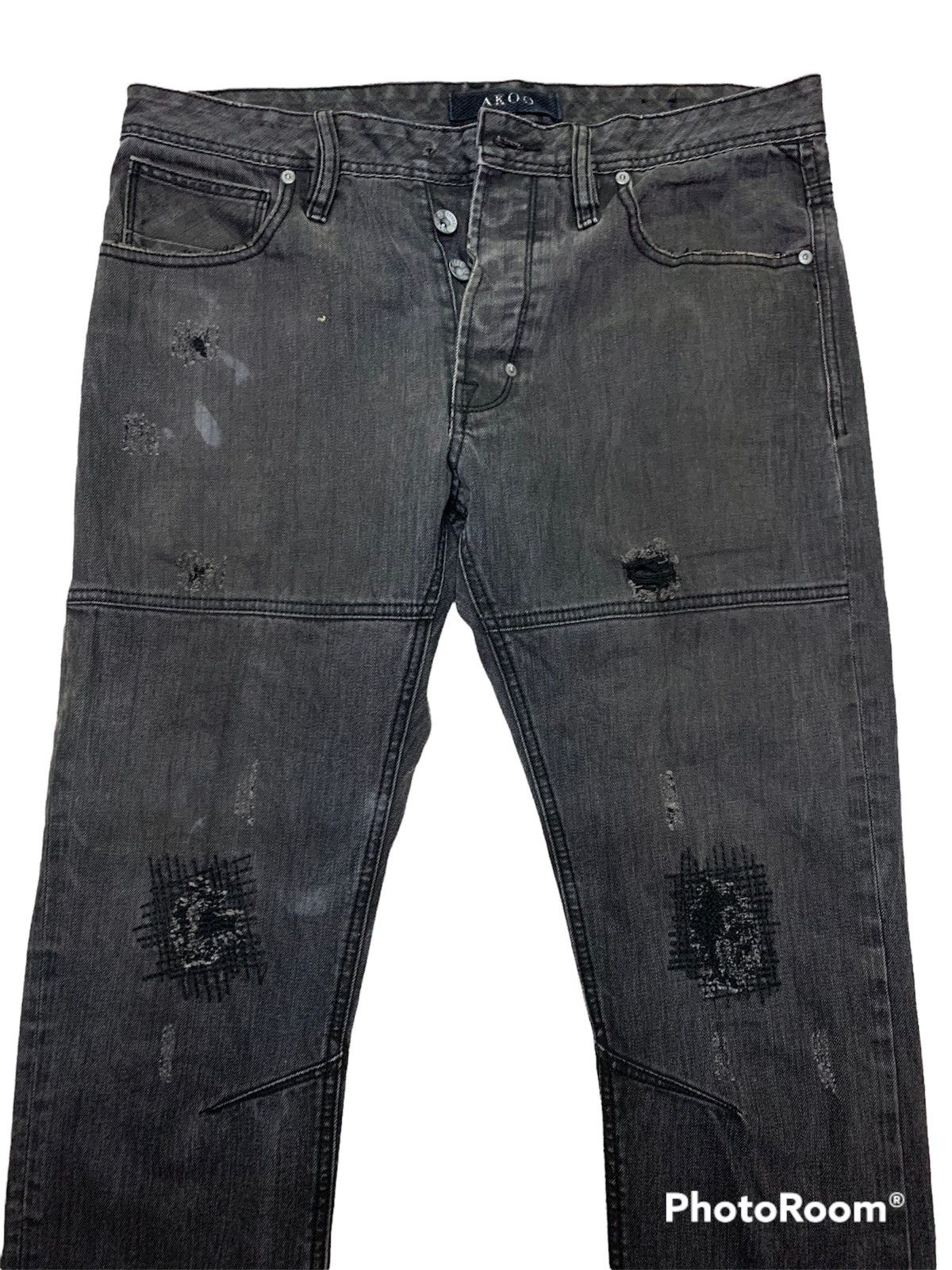 AKOO Akoo distressed denim Size US 36 / EU 52 - 2 Thumbnail