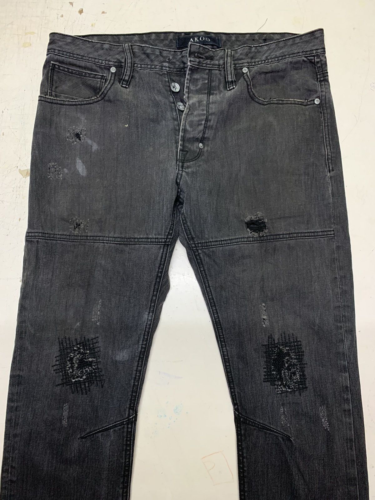 AKOO Akoo distressed denim Size US 36 / EU 52 - 8 Thumbnail
