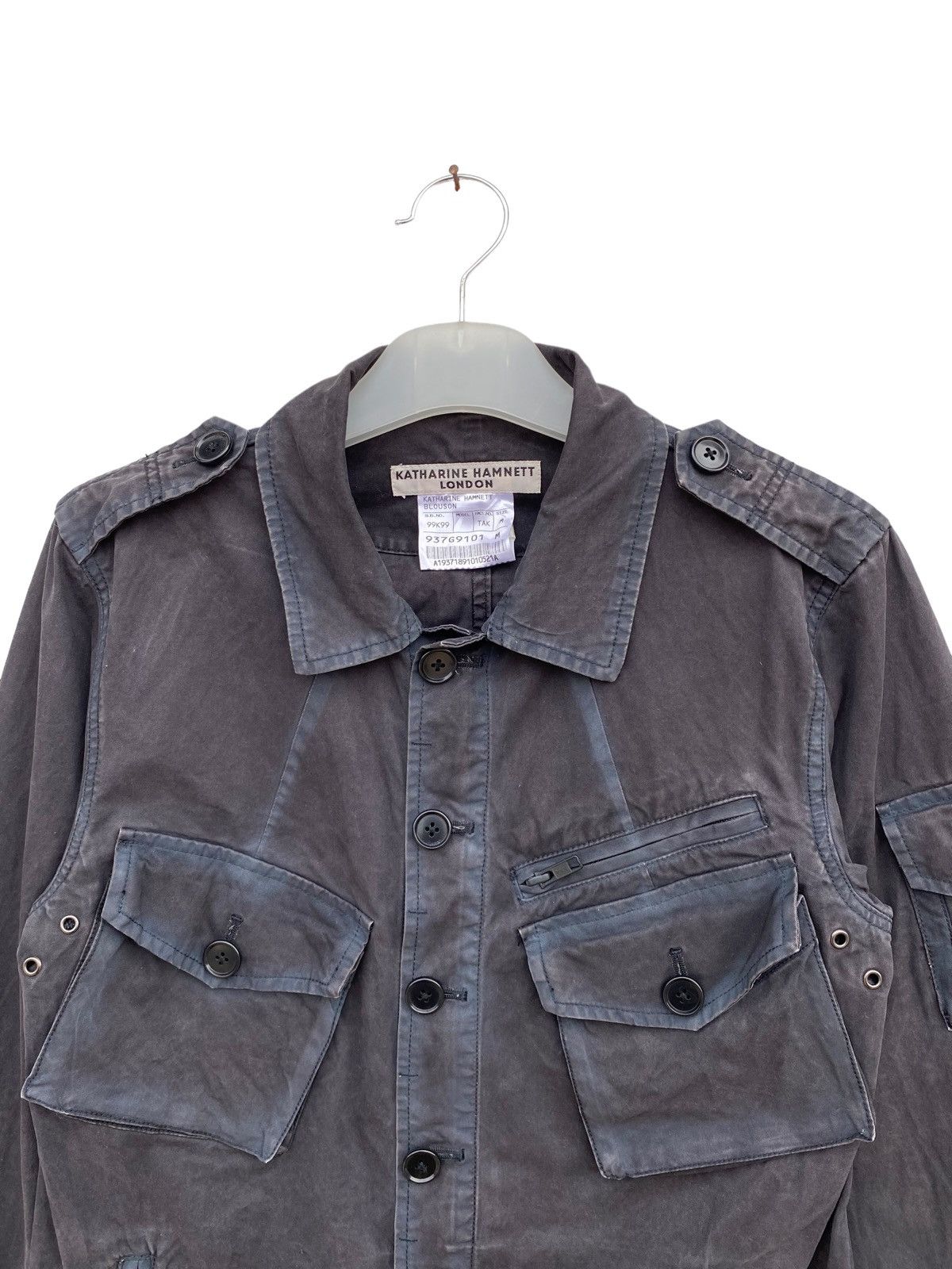 Japanese Brand × Katharine Hamnett London Katharine Hamnett Blouson Military Jacket Style Size US M / EU 48-50 / 2 - 3 Thumbnail