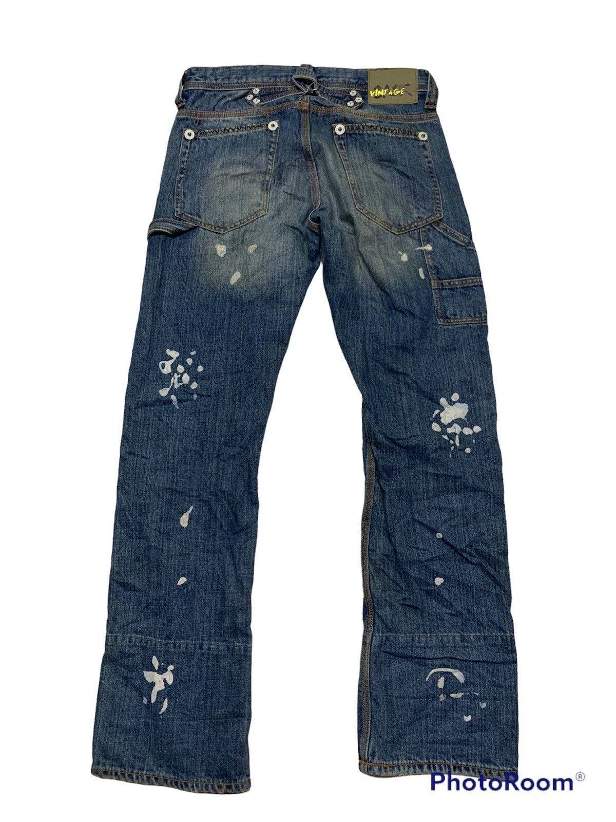 Designer Back vintage denim Size US 33 - 7 Thumbnail