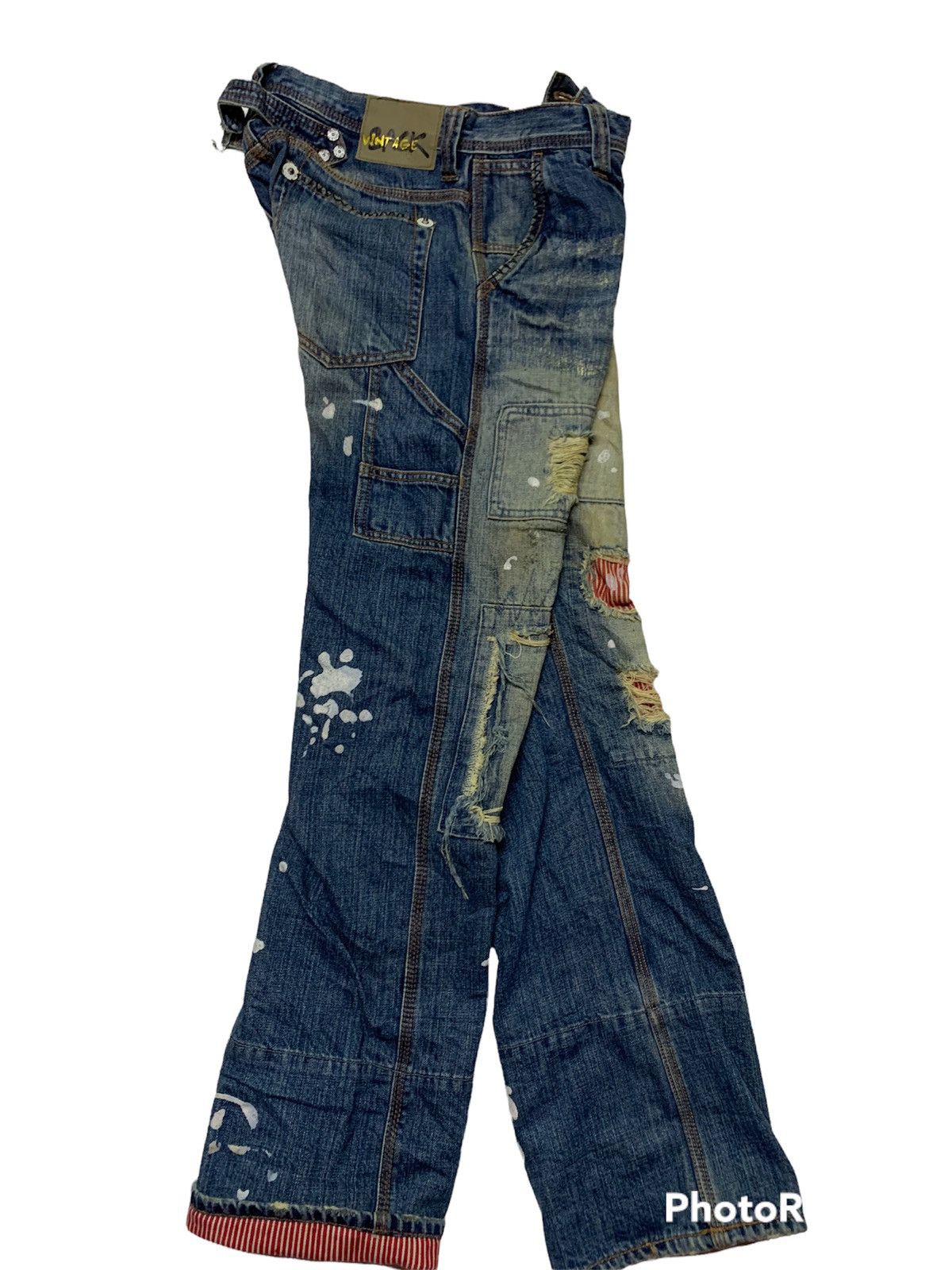 Designer Back vintage denim Size US 33 - 5 Thumbnail