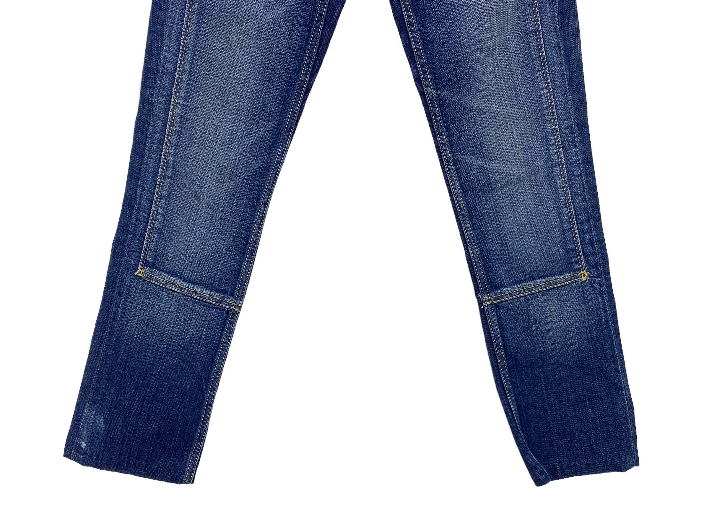 Taverniti Taverniti SO Jeans Patchwork Tapered Pants Distressed Denim Size 29" - 6 Thumbnail