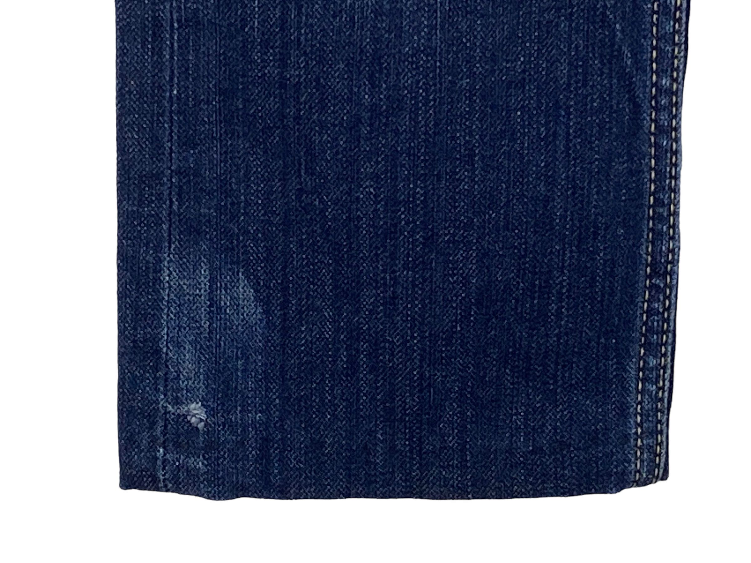 Taverniti Taverniti SO Jeans Patchwork Tapered Pants Distressed Denim Size 29" - 11 Thumbnail