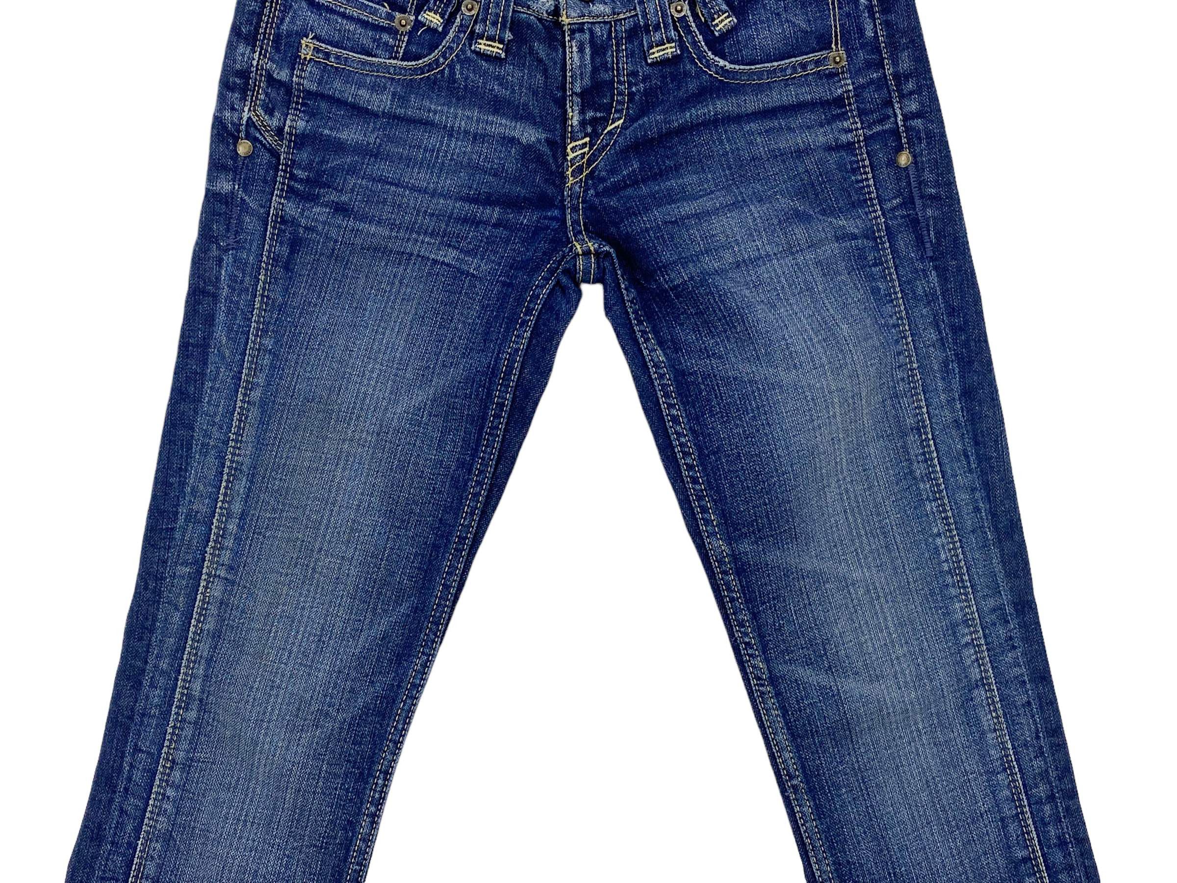 Taverniti Taverniti SO Jeans Patchwork Tapered Pants Distressed Denim Size 29" - 5 Thumbnail