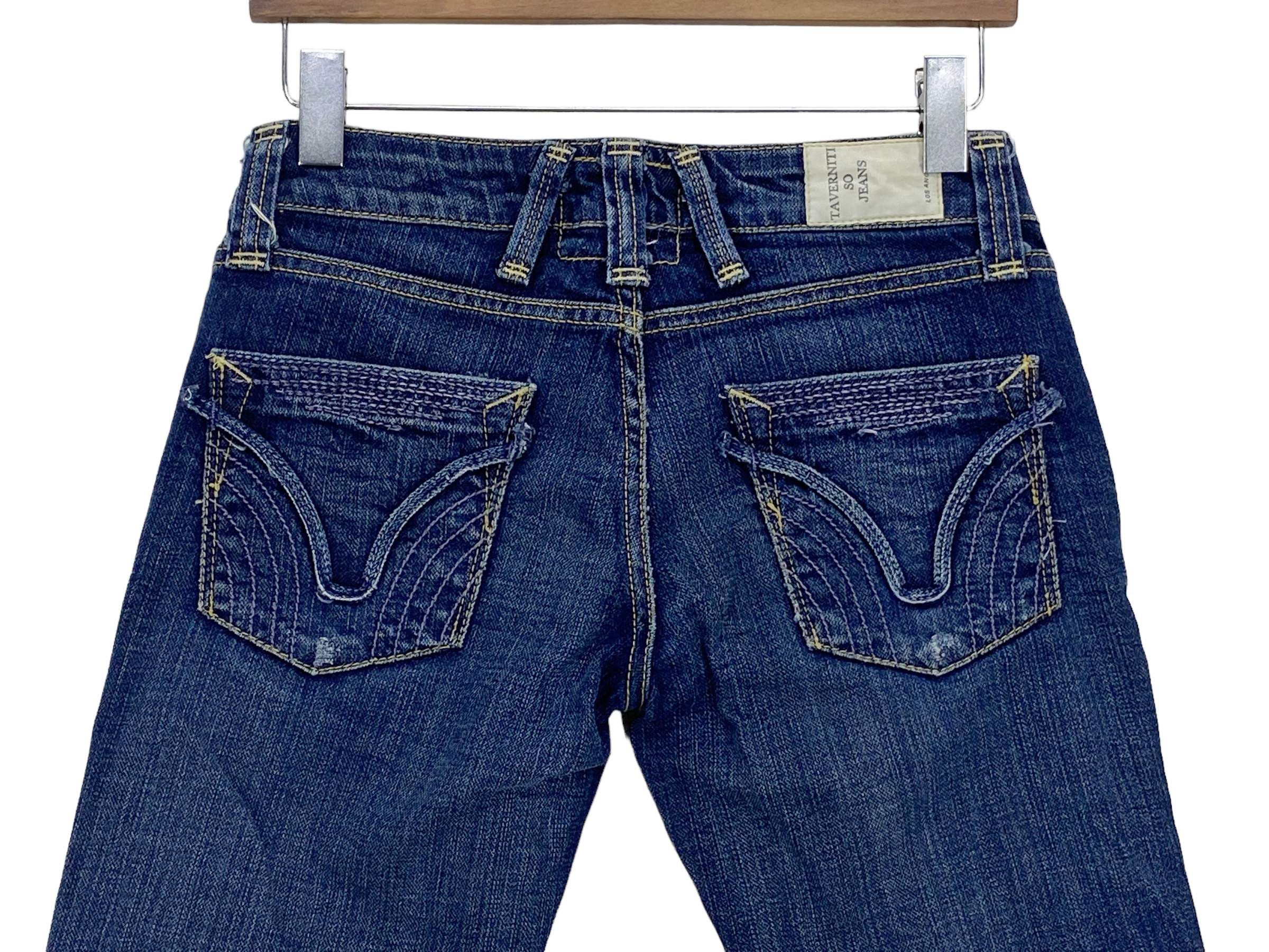 Taverniti Taverniti SO Jeans Patchwork Tapered Pants Distressed Denim Size 29" - 7 Thumbnail