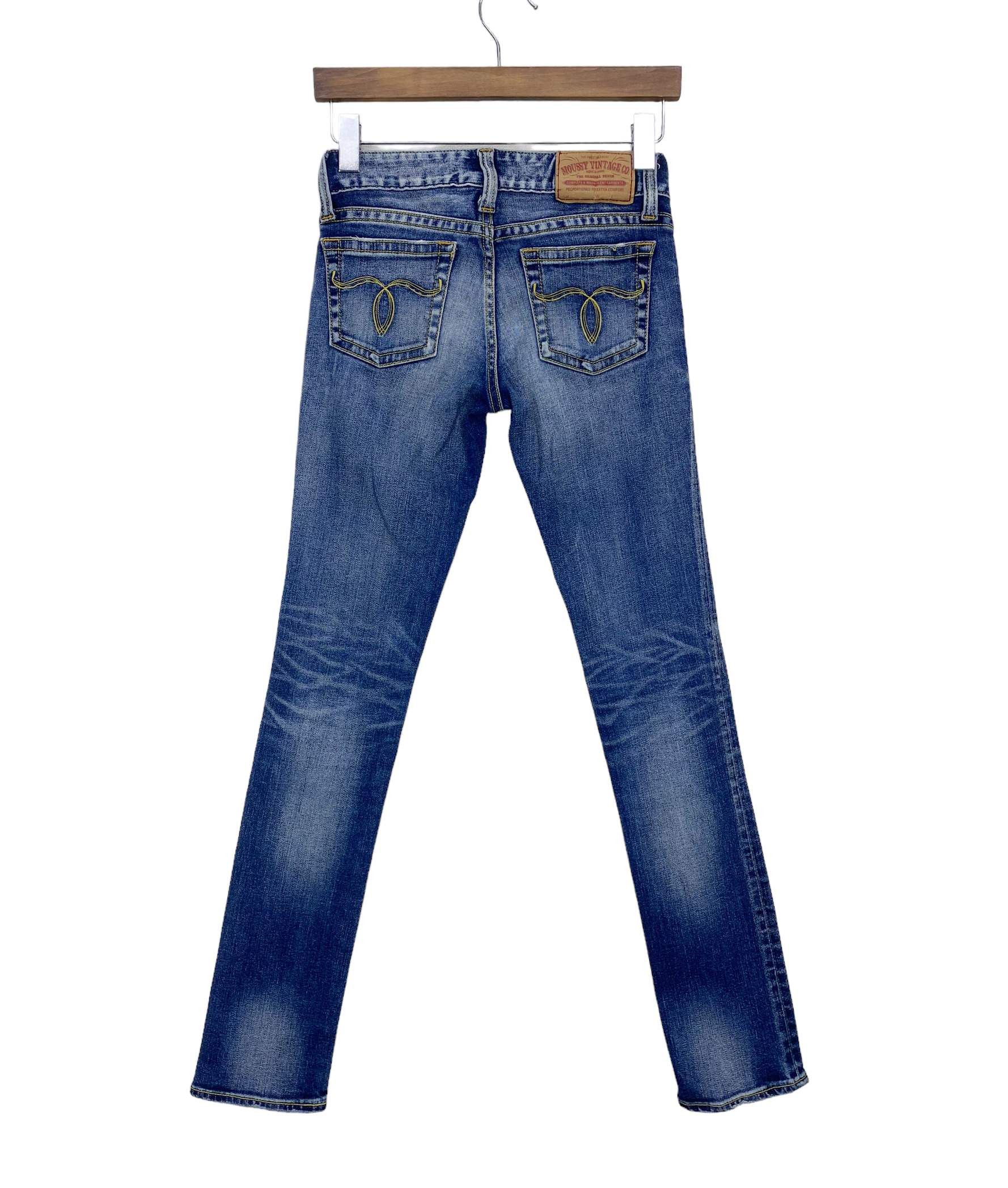 image of Moussy Jeans Slim Skinny Jeans in Blue, Women's (Size 26)