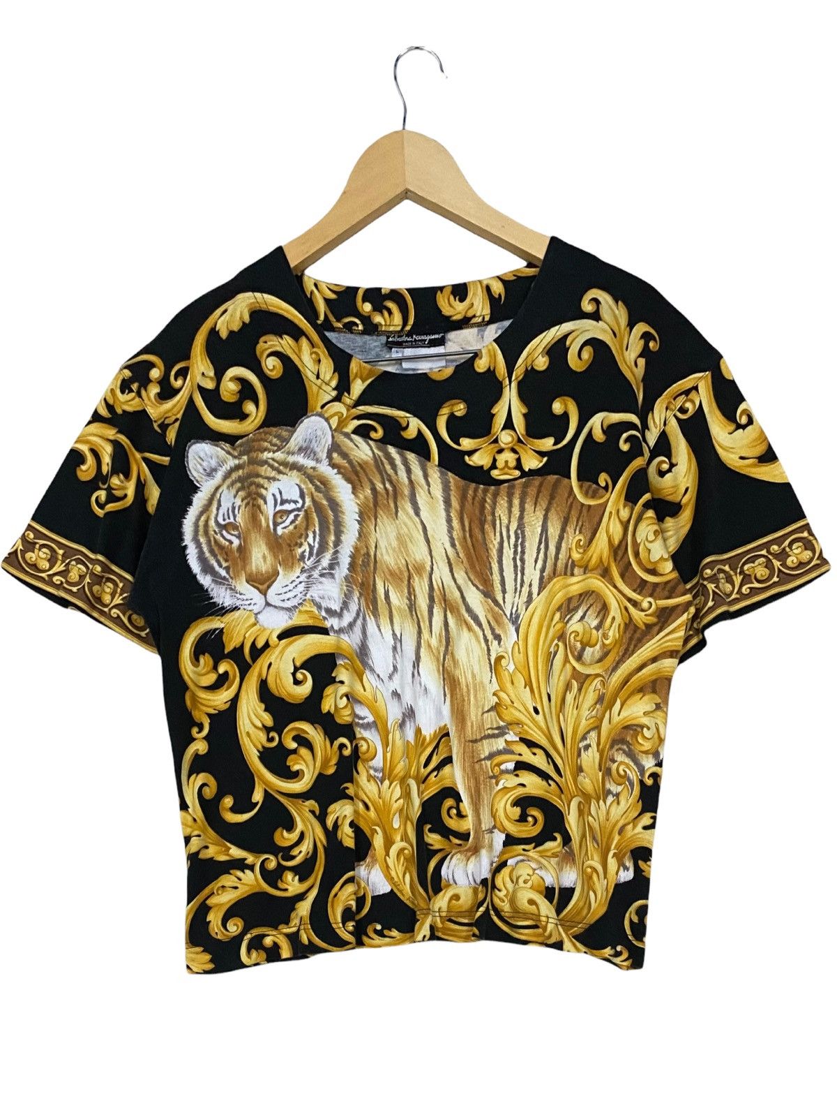 Designer × Salvatore Ferragamo × Vintage >NEED GONE Size M / US 6-8 / IT 42-44 - 2 Thumbnail