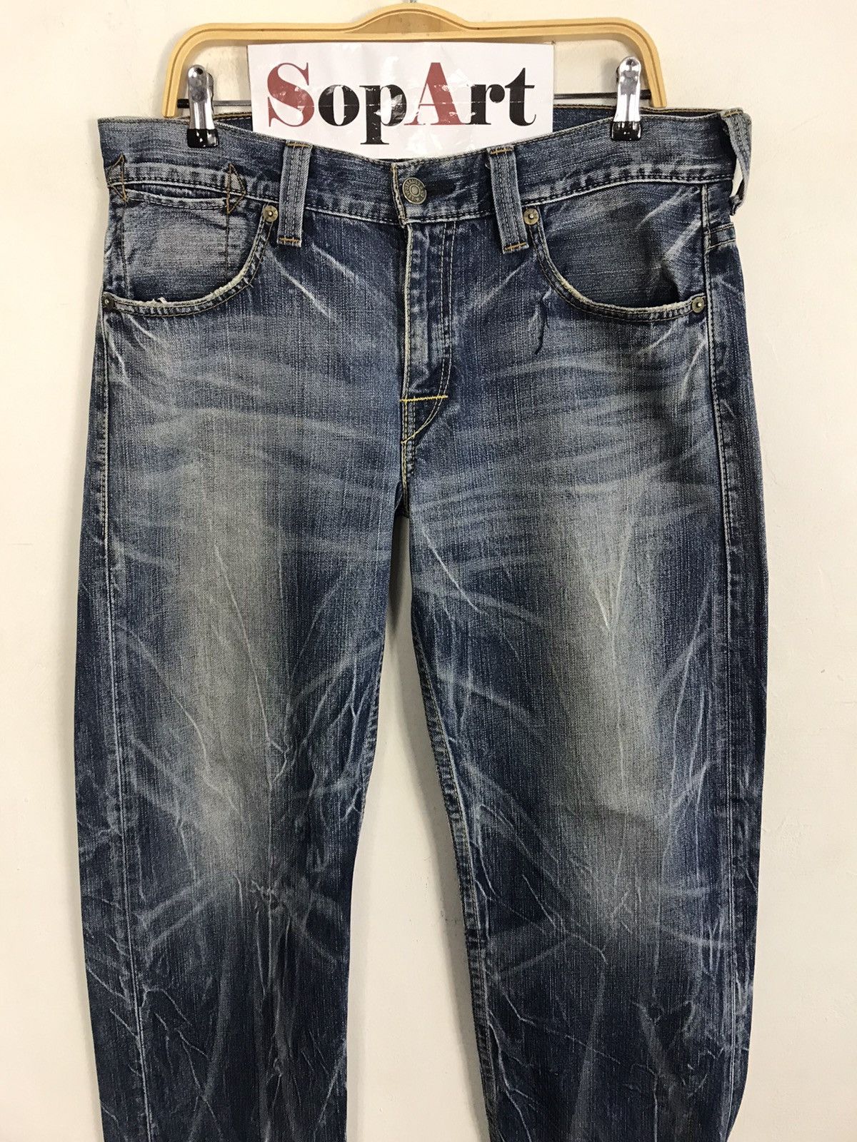 Levi's × Vintage Vintage Levi’s Lot 503 Ligtning Denim Style Size US 36 / EU 52 - 3 Thumbnail