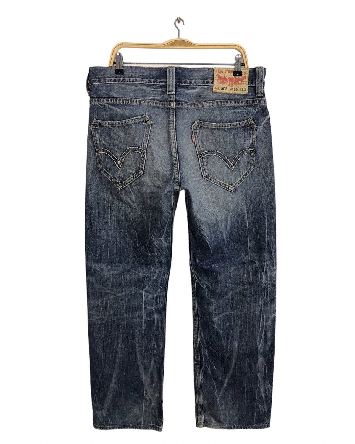 Levi's × Vintage Vintage Levi’s Lot 503 Ligtning Denim Style Size US 36 / EU 52 - 2 Thumbnail