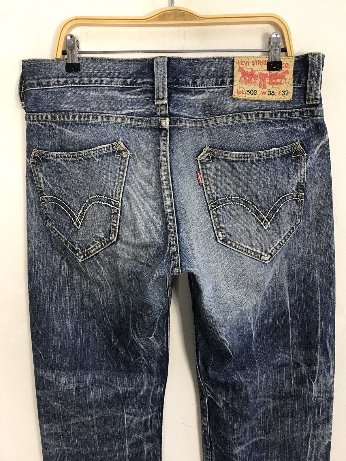 Levi's × Vintage Vintage Levi’s Lot 503 Ligtning Denim Style Size US 36 / EU 52 - 10 Thumbnail
