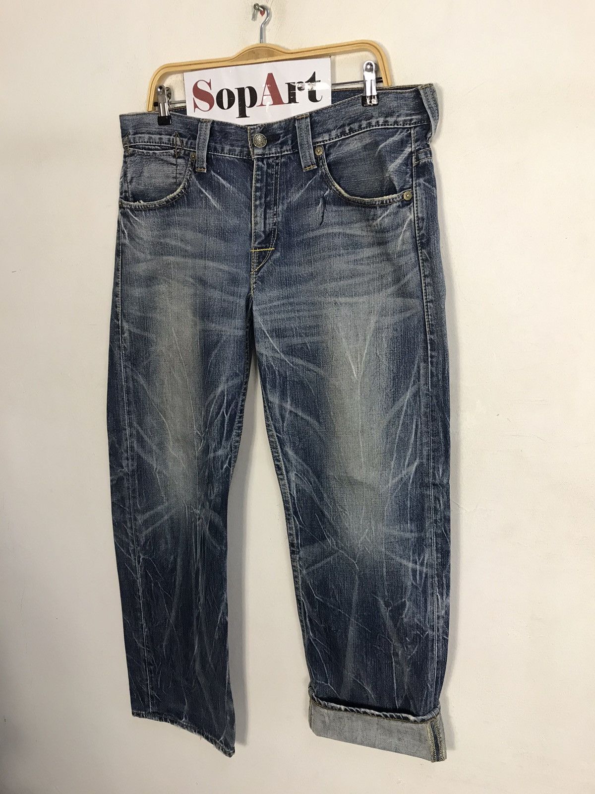 Levi's × Vintage Vintage Levi’s Lot 503 Ligtning Denim Style Size US 36 / EU 52 - 4 Thumbnail