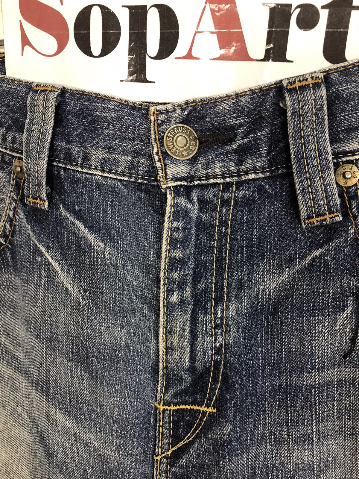 Levi's × Vintage Vintage Levi’s Lot 503 Ligtning Denim Style Size US 36 / EU 52 - 6 Thumbnail