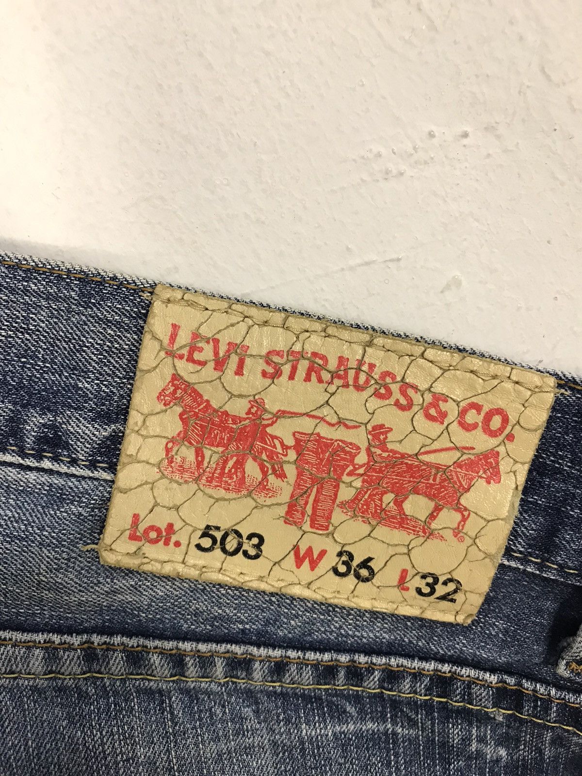 Levi's × Vintage Vintage Levi’s Lot 503 Ligtning Denim Style Size US 36 / EU 52 - 14 Thumbnail