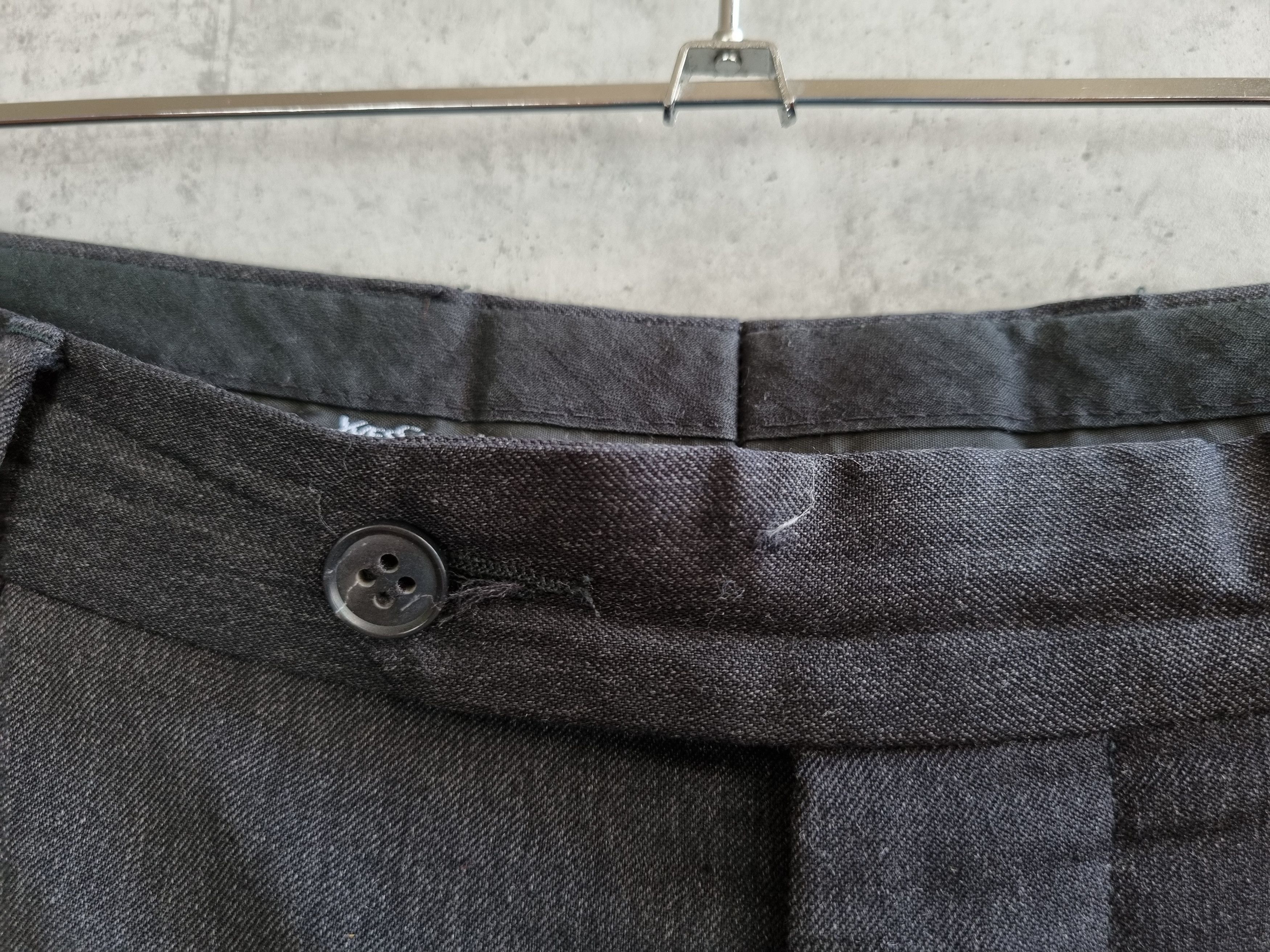 Vintage × Yves Saint Laurent Vintage YSL Yves Saint Laurent Wool Formal Suit Pants Size US 32 / EU 48 - 9 Thumbnail