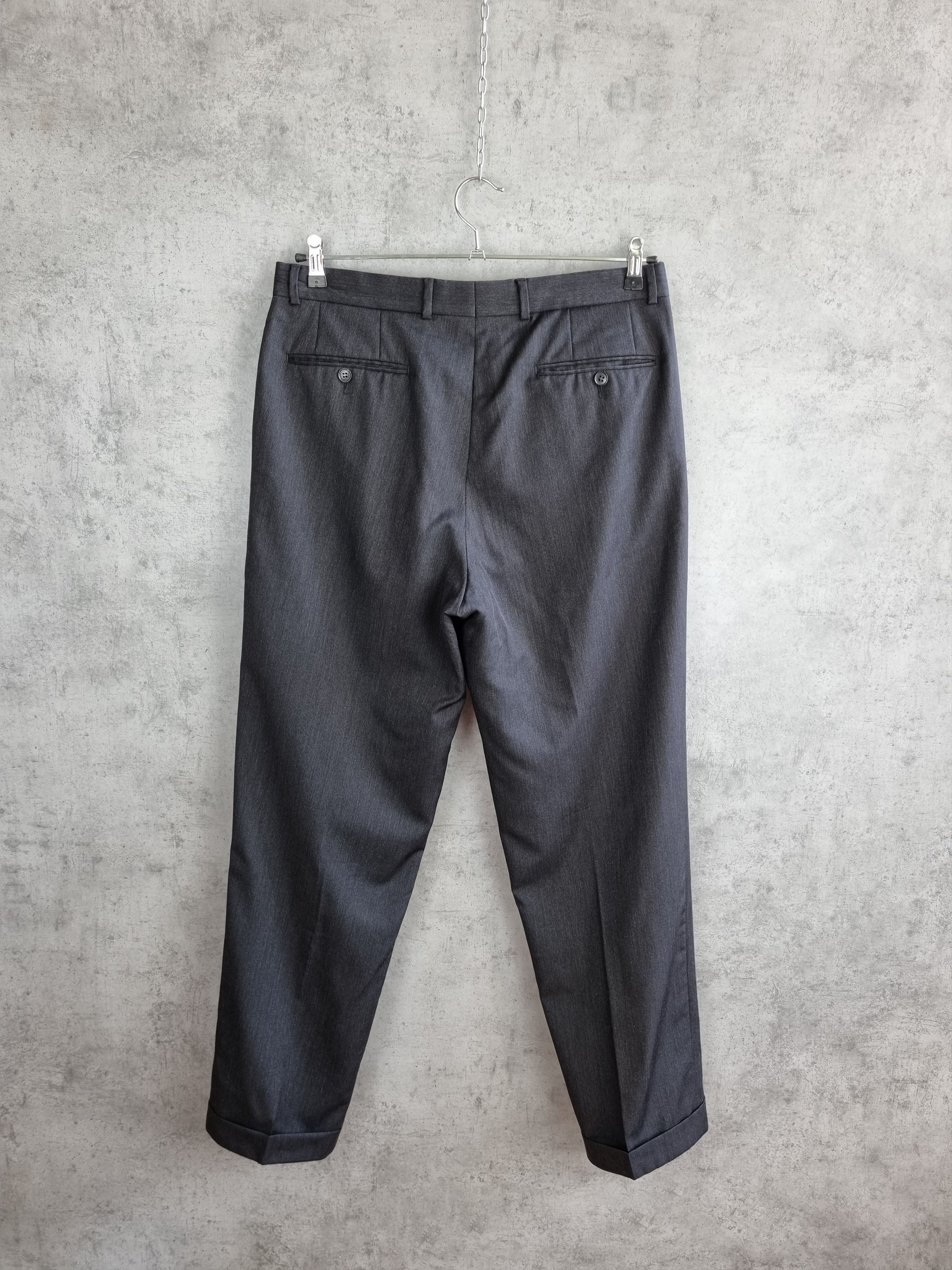 Vintage × Yves Saint Laurent Vintage YSL Yves Saint Laurent Wool Formal Suit Pants Size US 32 / EU 48 - 3 Thumbnail