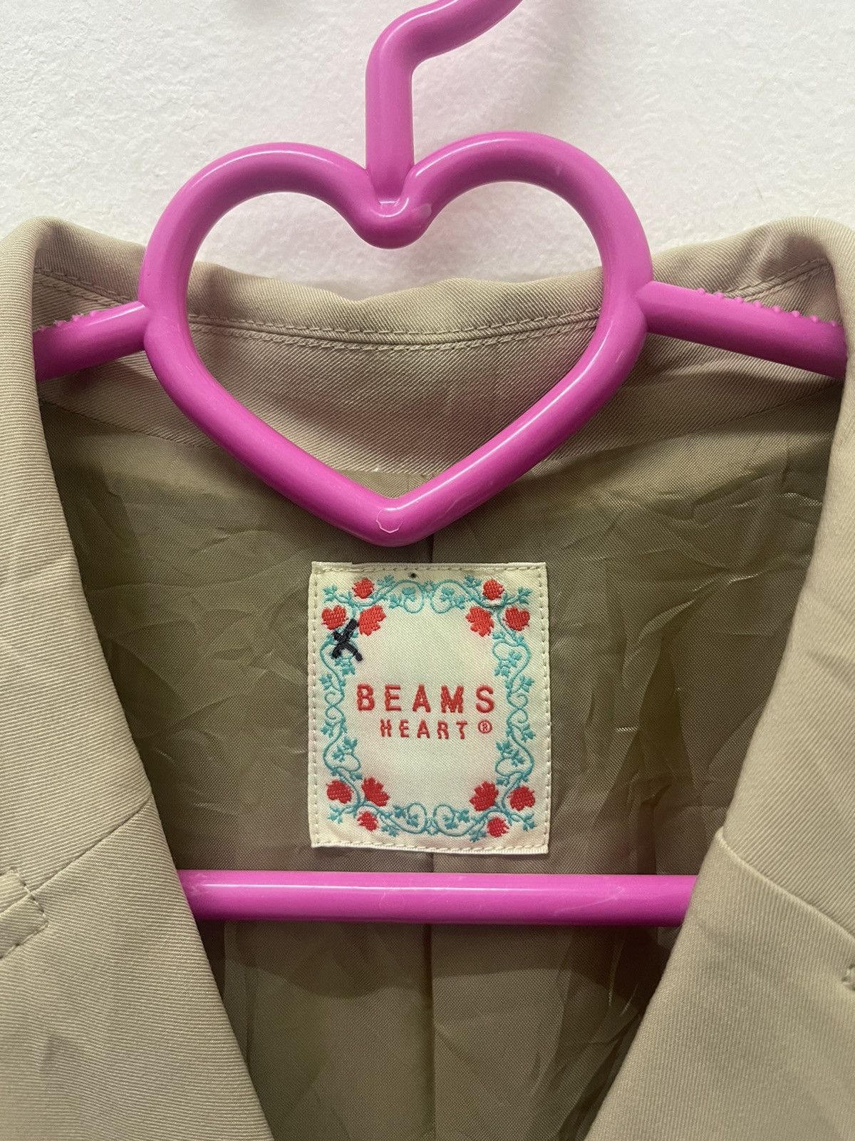 Beams Plus Rare Vintage BEAMS HEART Trench Jacket Size S / US 4 / IT 40 - 4 Thumbnail