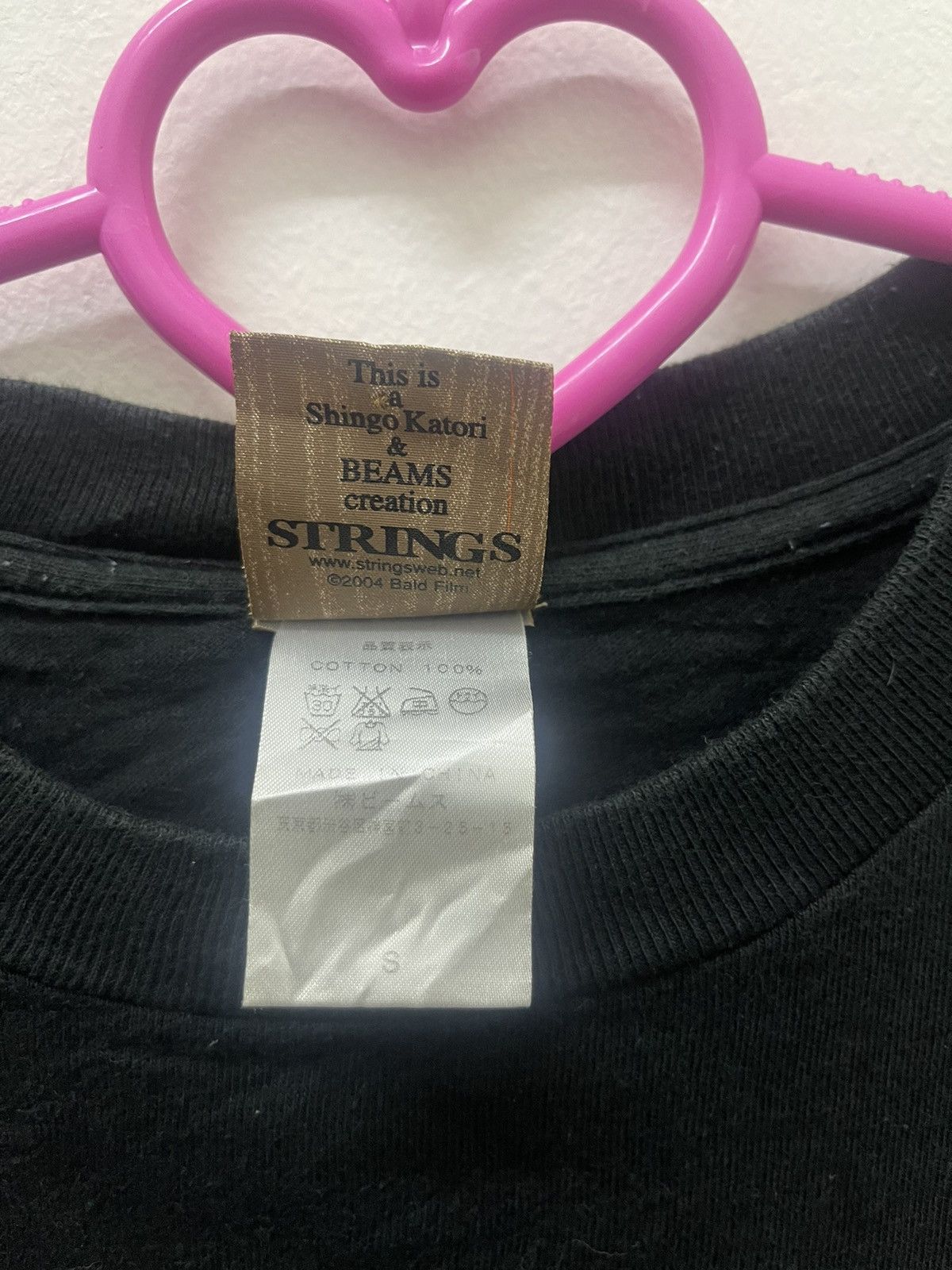 Beams Plus Rare Vintage BEAMS X STRINGS 2004 Bald Film Tee Size US S / EU 44-46 / 1 - 4 Thumbnail