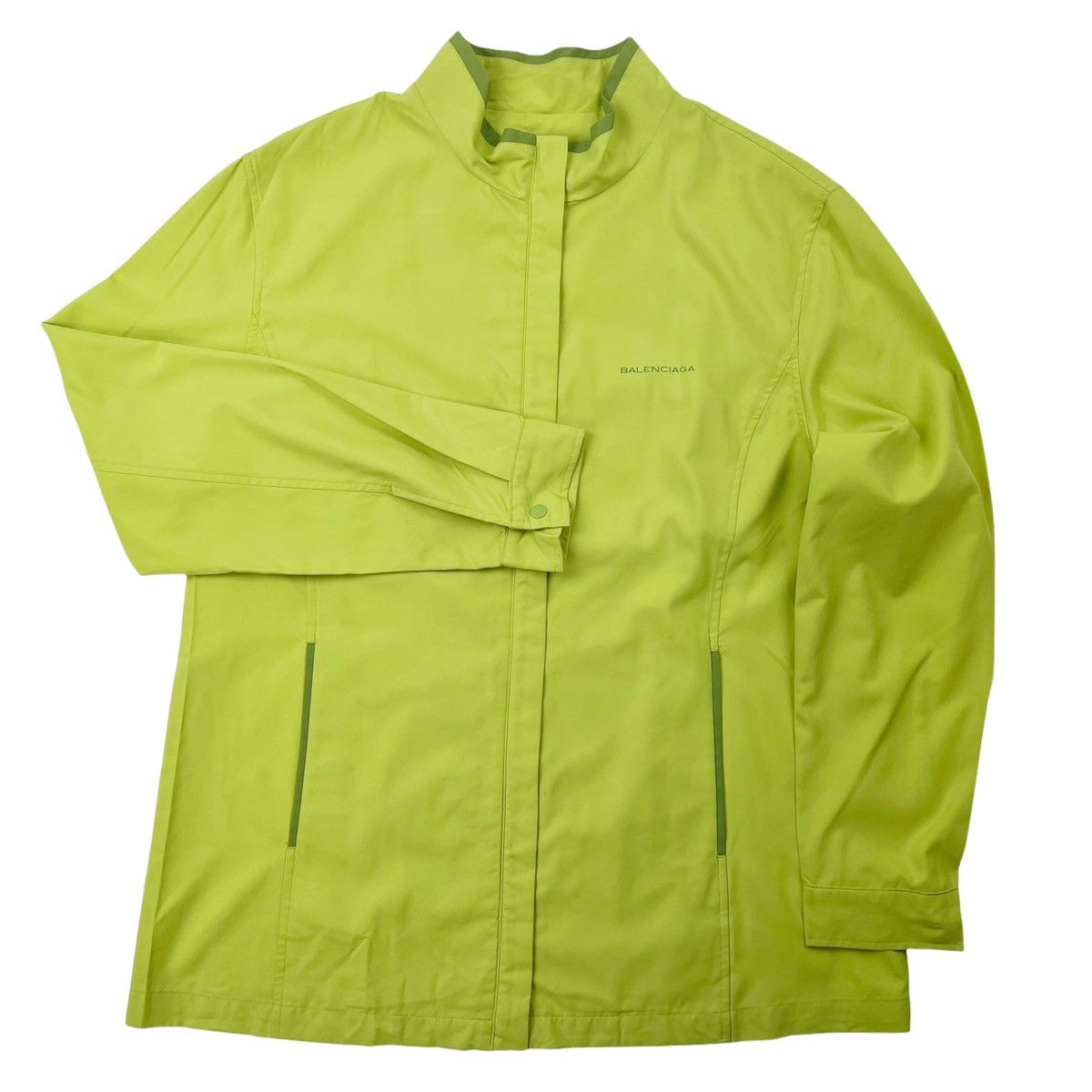 Balenciaga Balenciaga Lime Green Lightweight Jacket Size US S / EU 44-46 / 1 - 2 Thumbnail