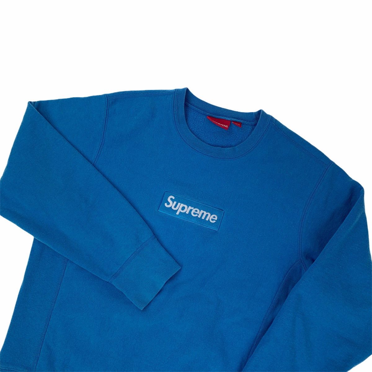 Supreme Supreme F/W 18 Bright Royal Blue Box Logo Sweatshirt | Grailed