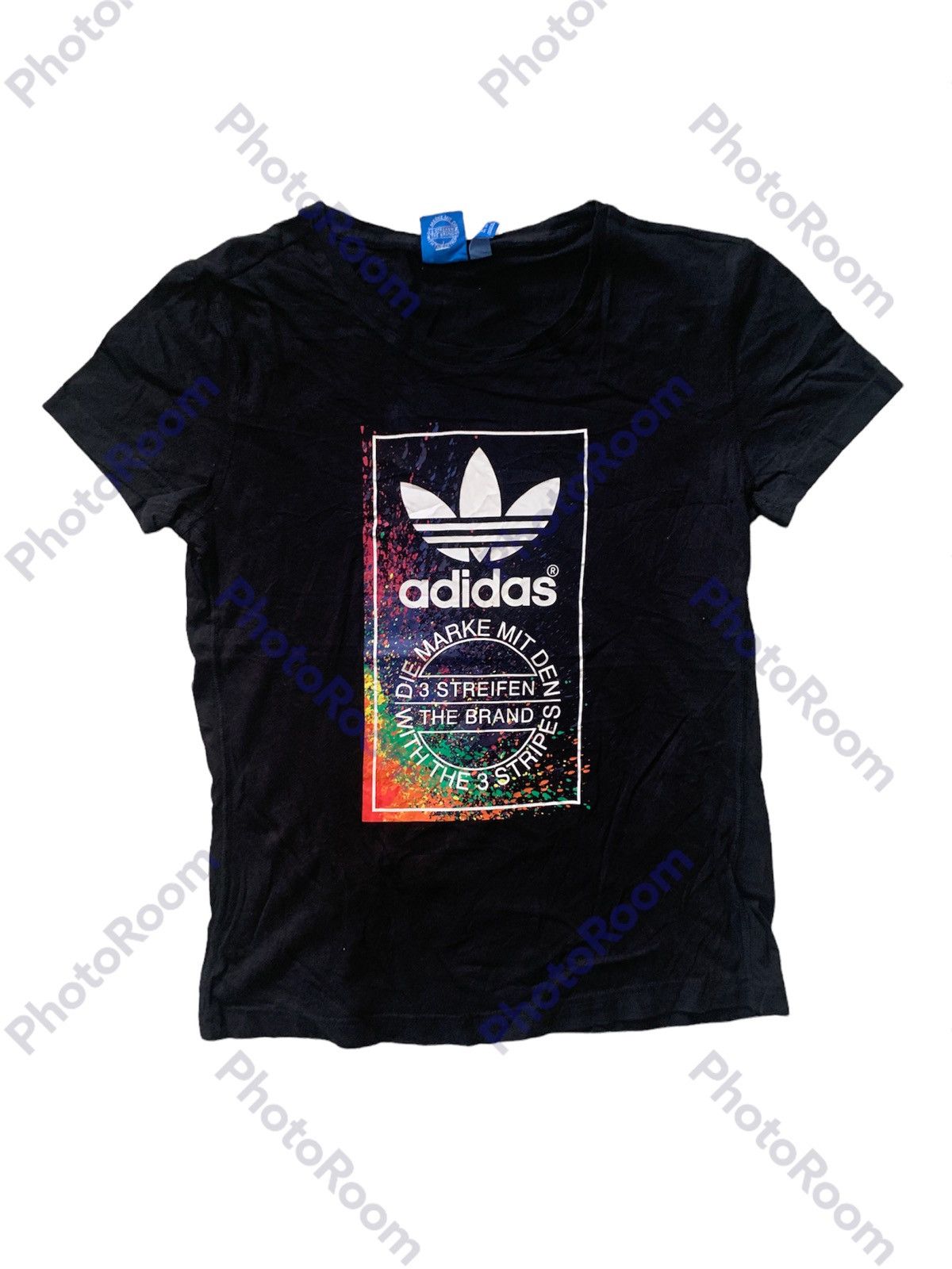 image of Adidas 3 Streifen Vd19 in Black, Men's (Size Small)