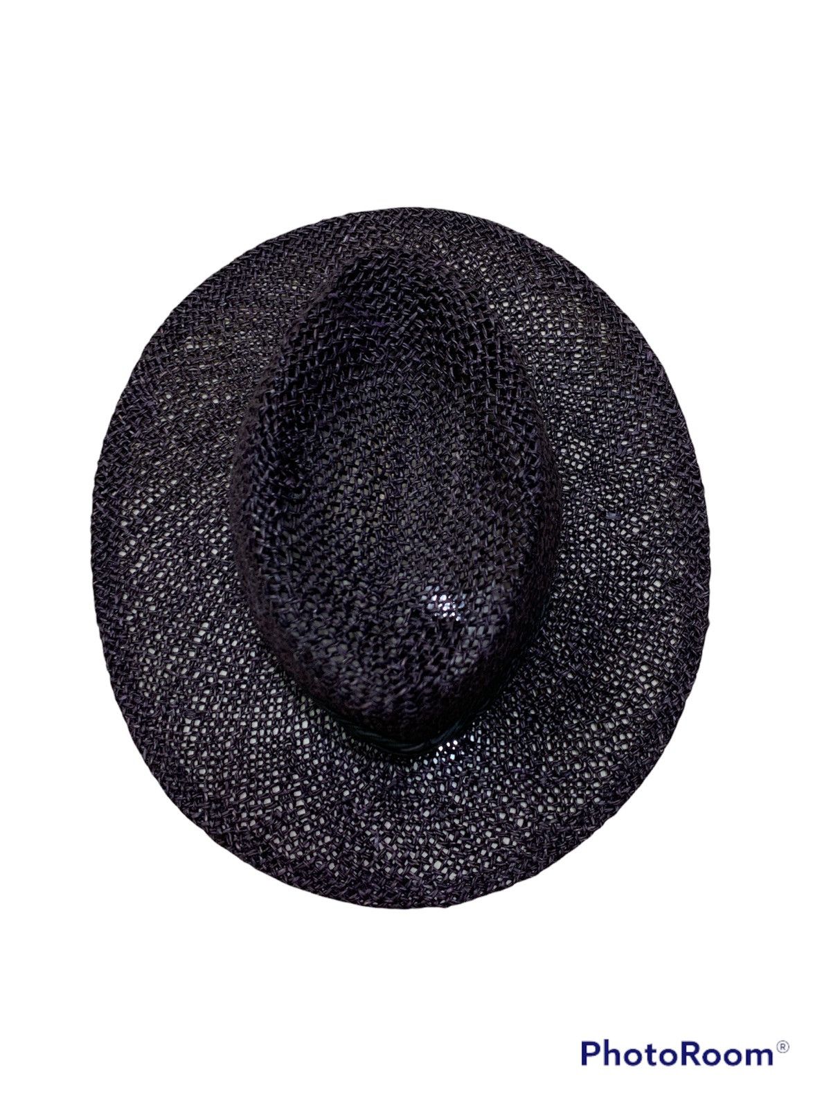 Emporio Armani VINTAGE EMPORIO ARMANI MESH STRAW HAT SIZE 58 Size ONE SIZE - 4 Thumbnail