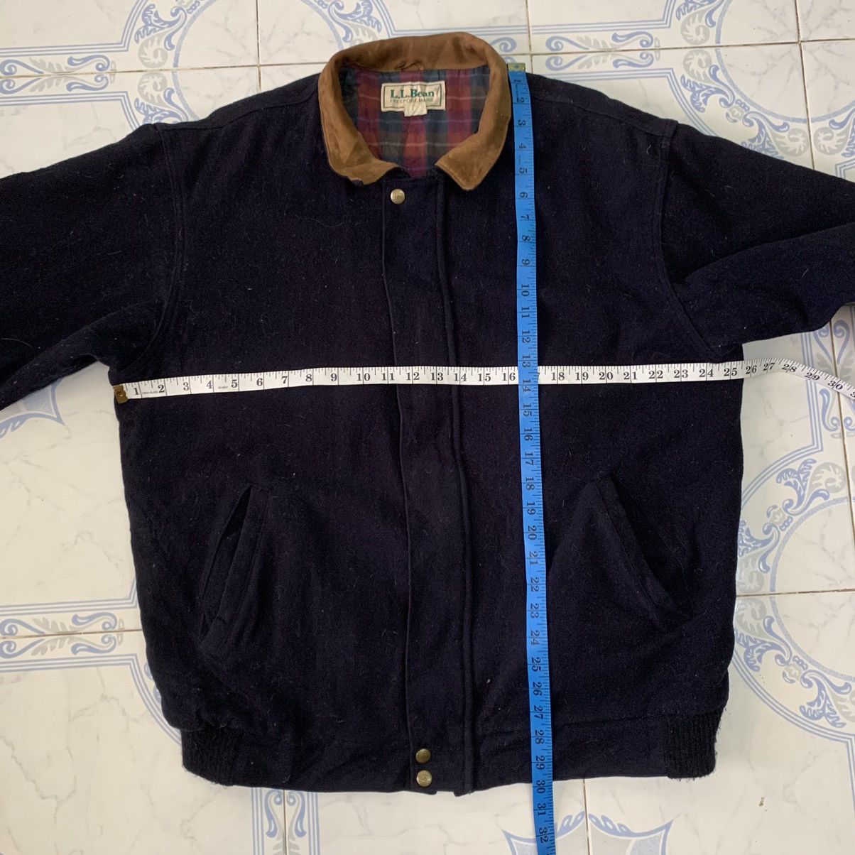 L.L. Bean Vtg LL Bean Wool Jacket With Thinsulate Made in Usa Size US XL / EU 56 / 4 - 16 Thumbnail