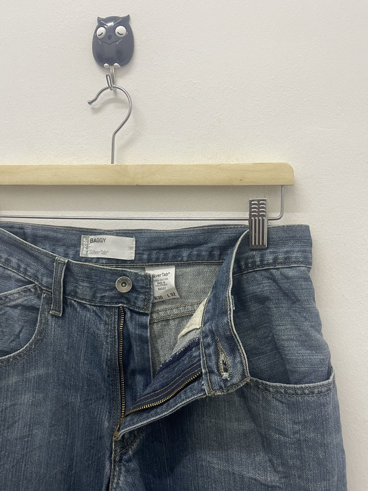 Levi's Rare Vintage LEVIS Silver Tab Baggy Size US 30 / EU 46 - 8 Thumbnail