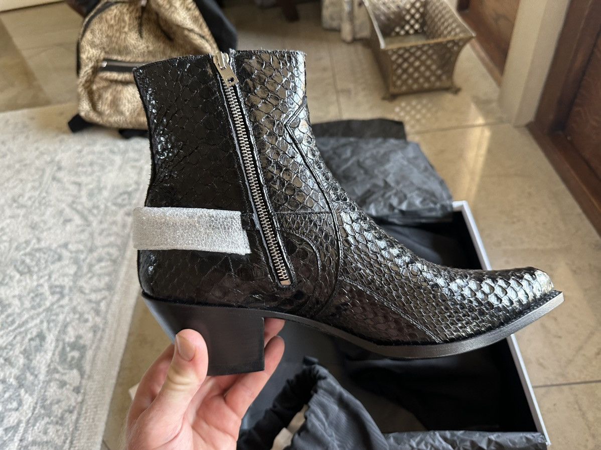 Celine SS20 Celine Berlin cavalry boots in python Hedi Slimane Size US 13 / EU 46 - 6 Thumbnail