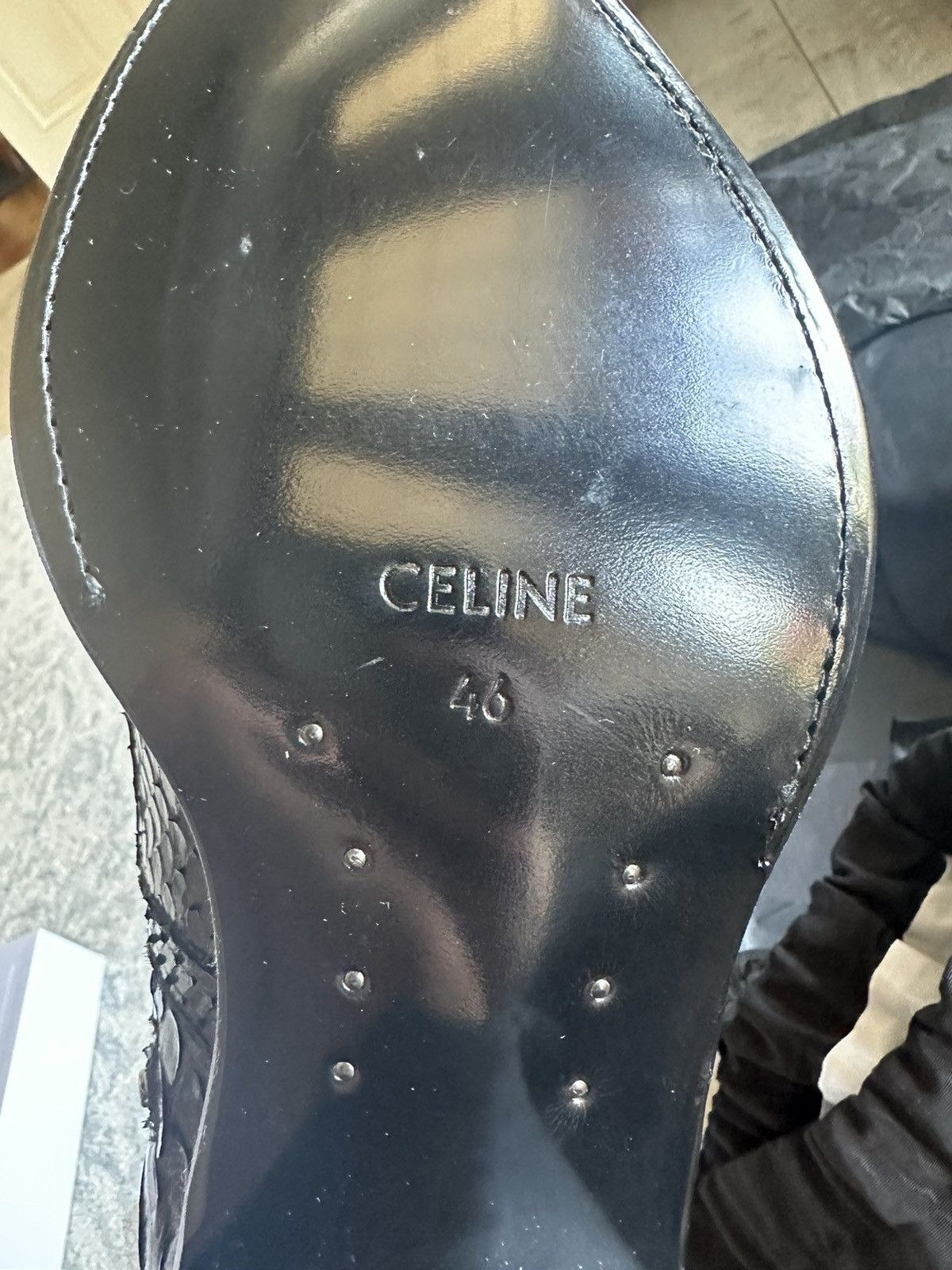 Celine SS20 Celine Berlin cavalry boots in python Hedi Slimane Size US 13 / EU 46 - 11 Thumbnail
