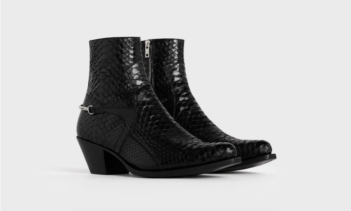 Celine SS20 Celine Berlin cavalry boots in python Hedi Slimane Size US 13 / EU 46 - 18 Thumbnail
